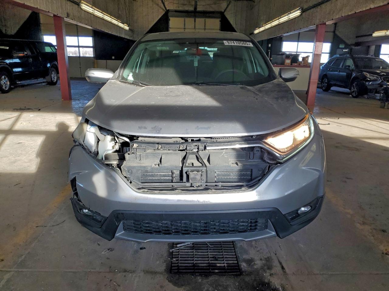 2019 Honda Cr-v Ex Silver vin: 2HKRW2H57KH638849