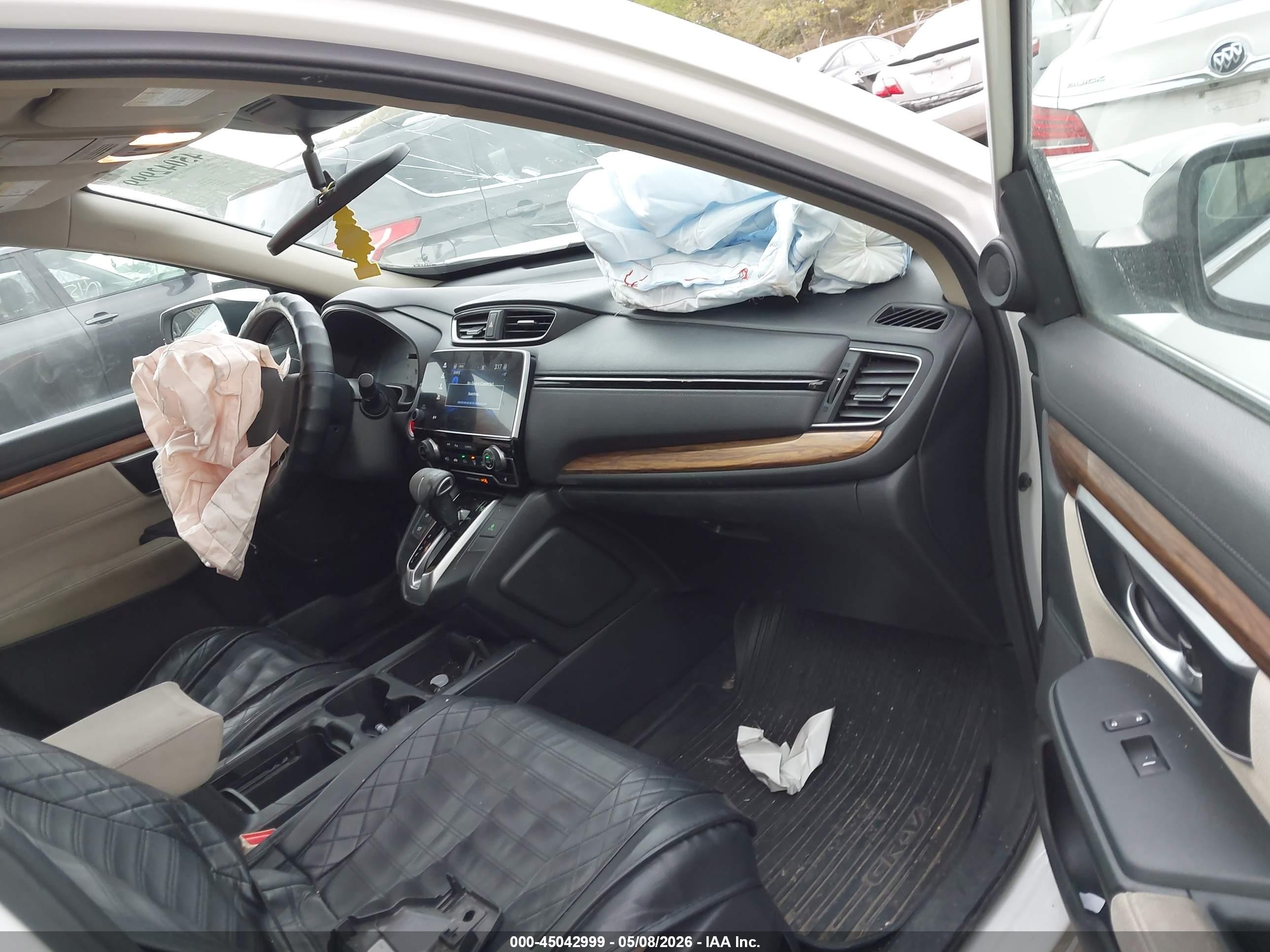 2019 Honda Cr-v Ex Белый vin: 2HKRW2H57KH672659