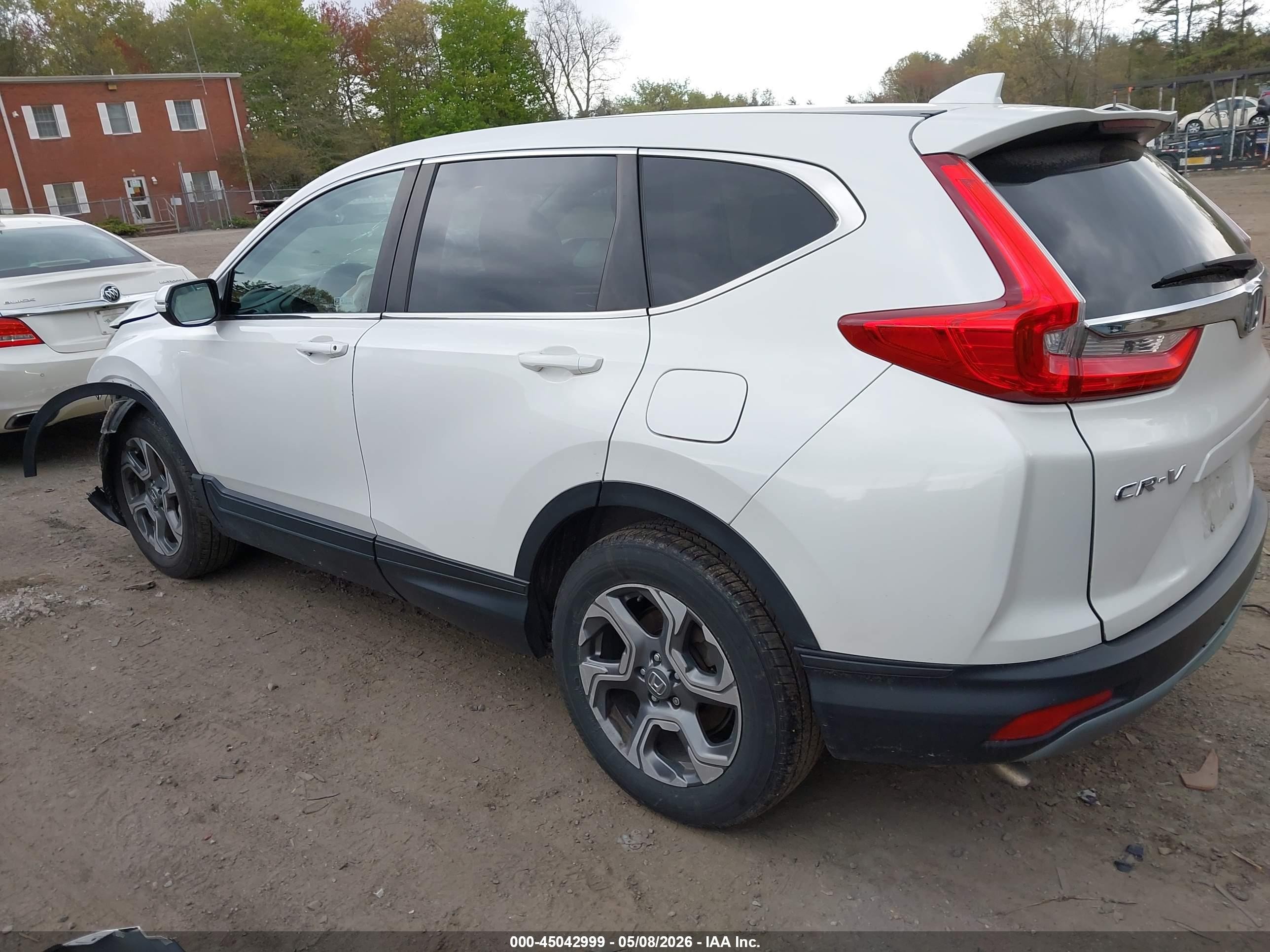 2019 Honda Cr-v Ex Белый vin: 2HKRW2H57KH672659