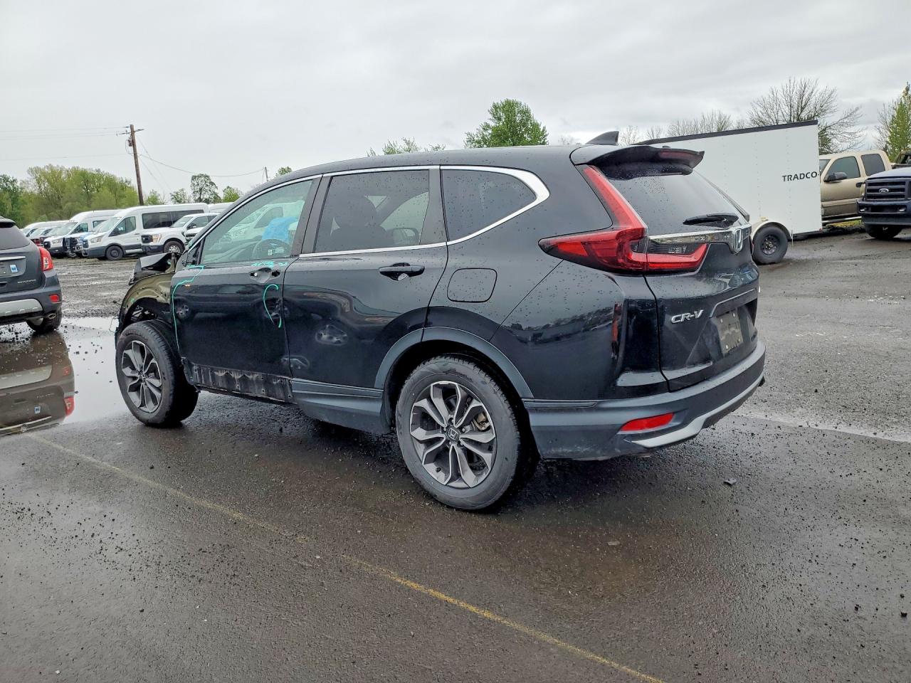2020 Honda Cr-v Ex Black vin: 2HKRW2H57LH648783