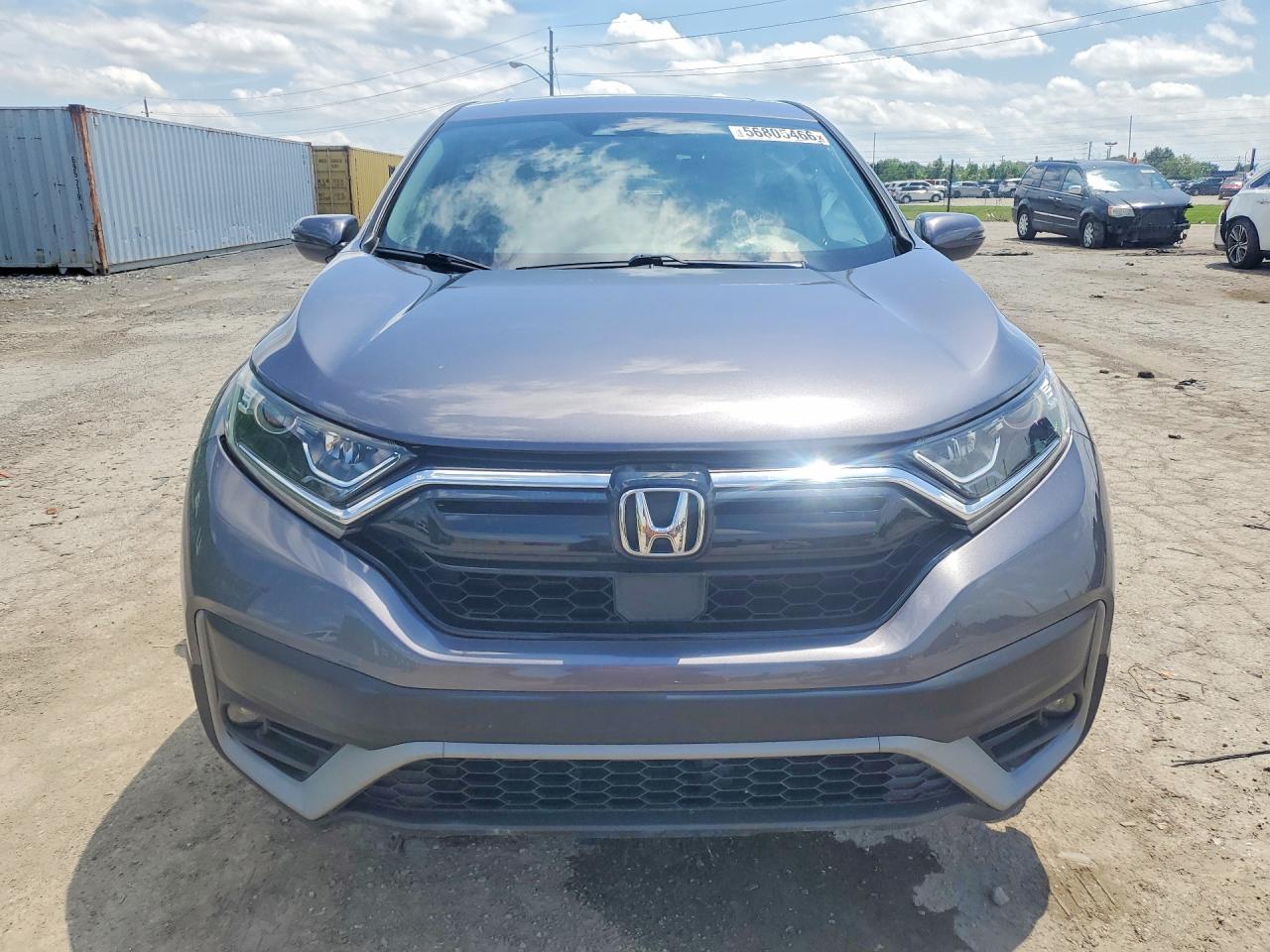 2020 Honda Cr-v Ex Gray vin: 2HKRW2H57LH672453