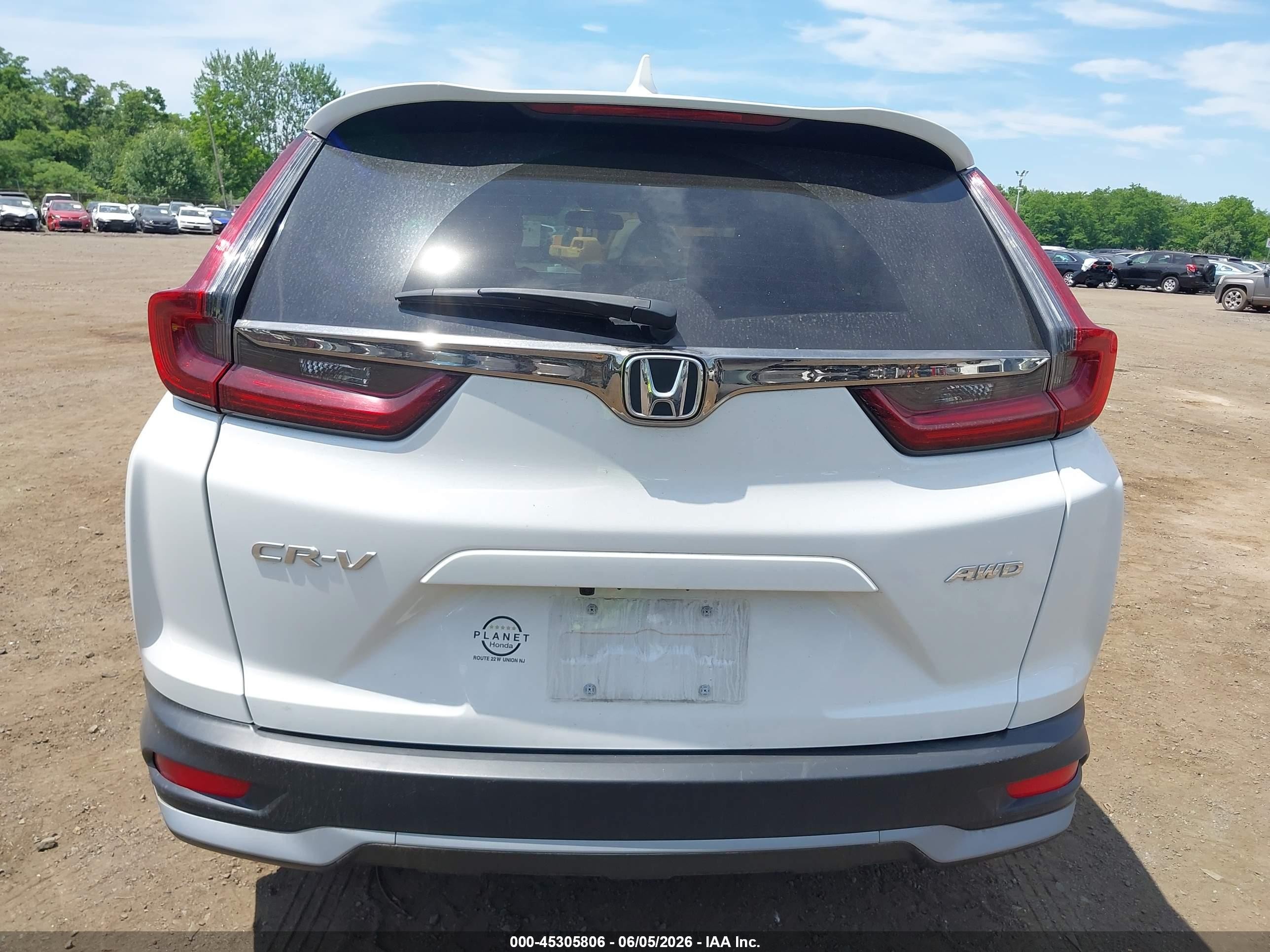 2022 Honda Cr-v Awd Ex White vin: 2HKRW2H57NH669328