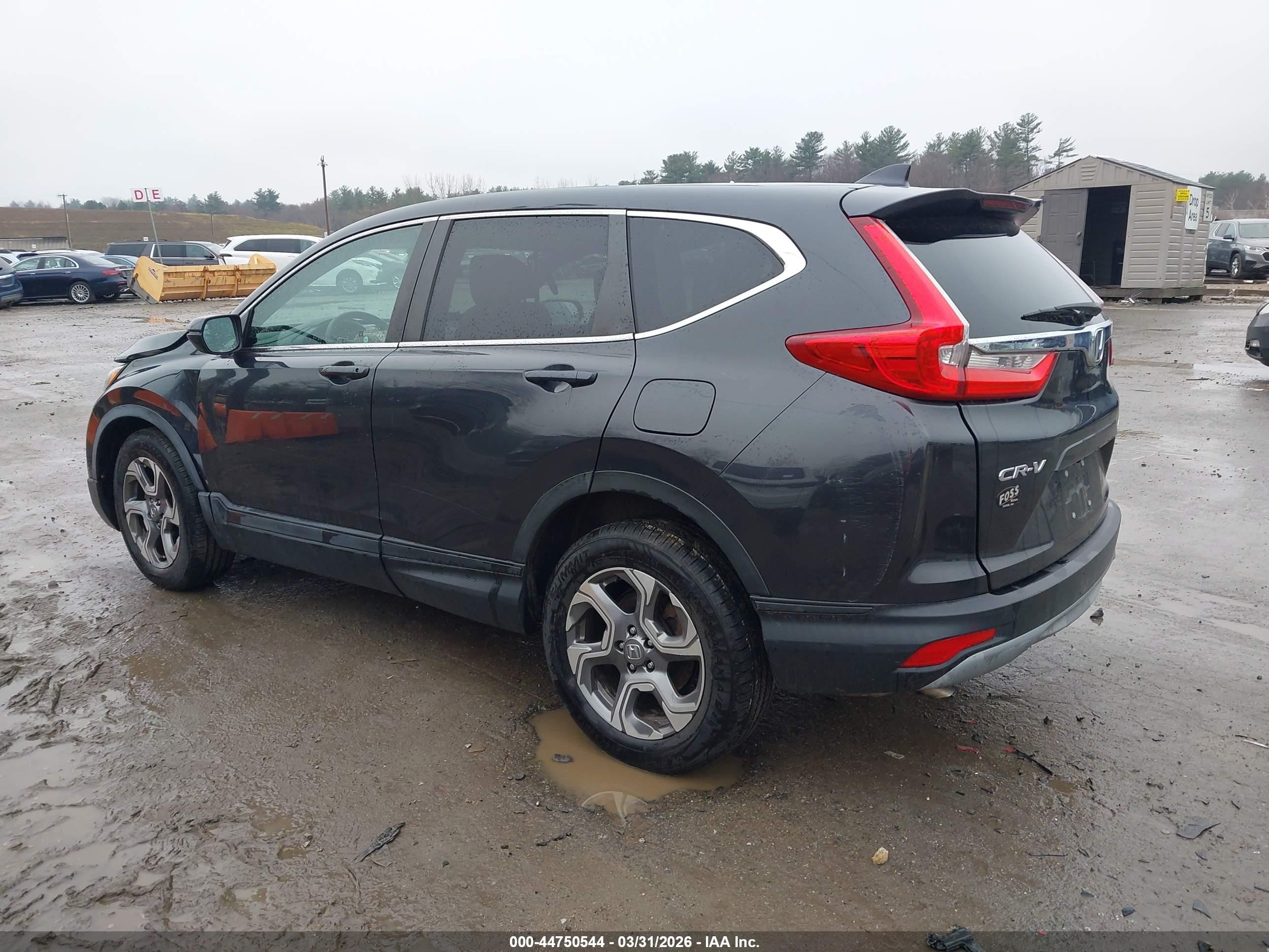 2017 Honda Cr-v Ex Gray vin: 2HKRW2H58HH685736