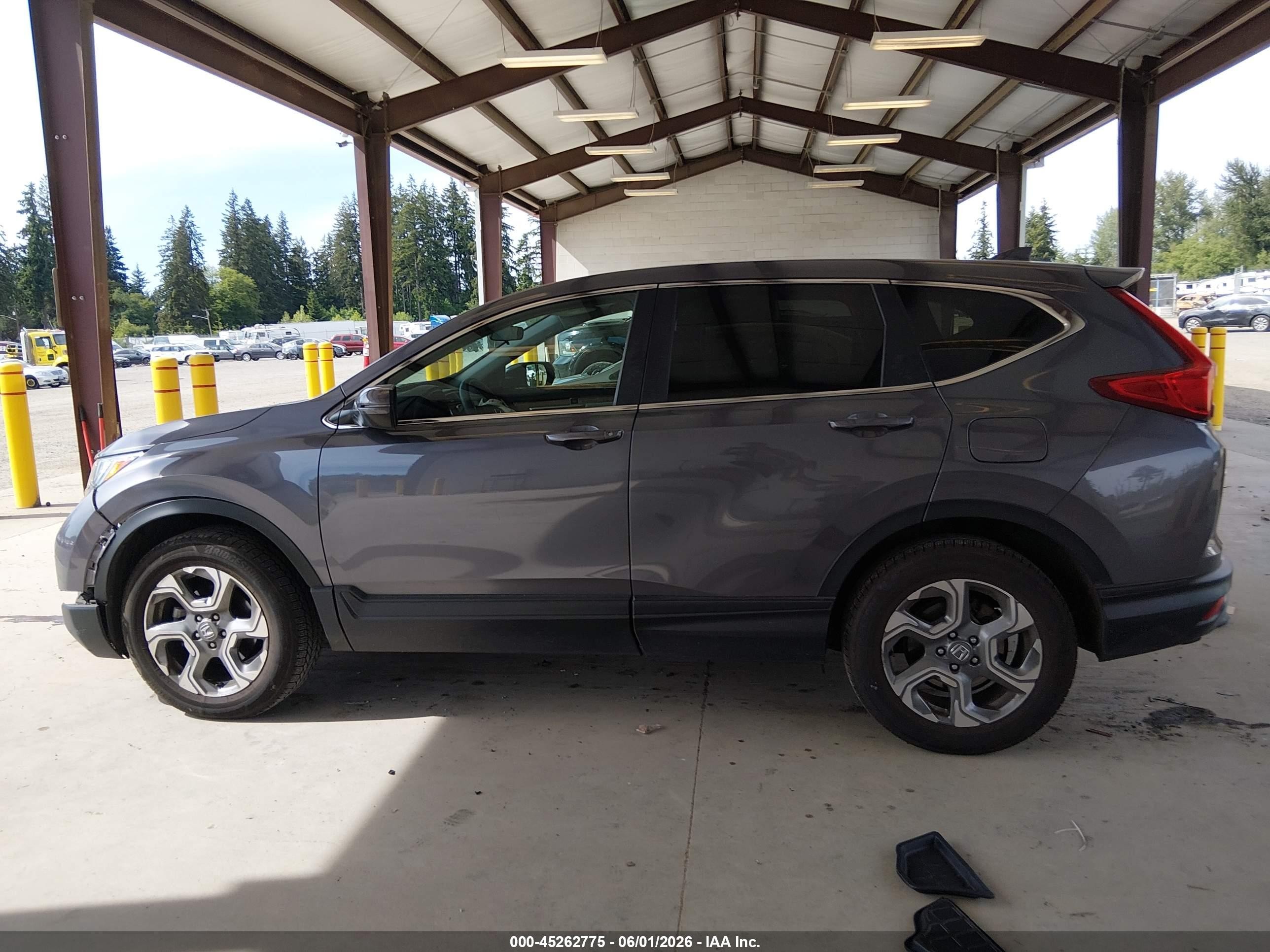 2018 Honda Cr-v Ex Серый vin: 2HKRW2H58JH613098