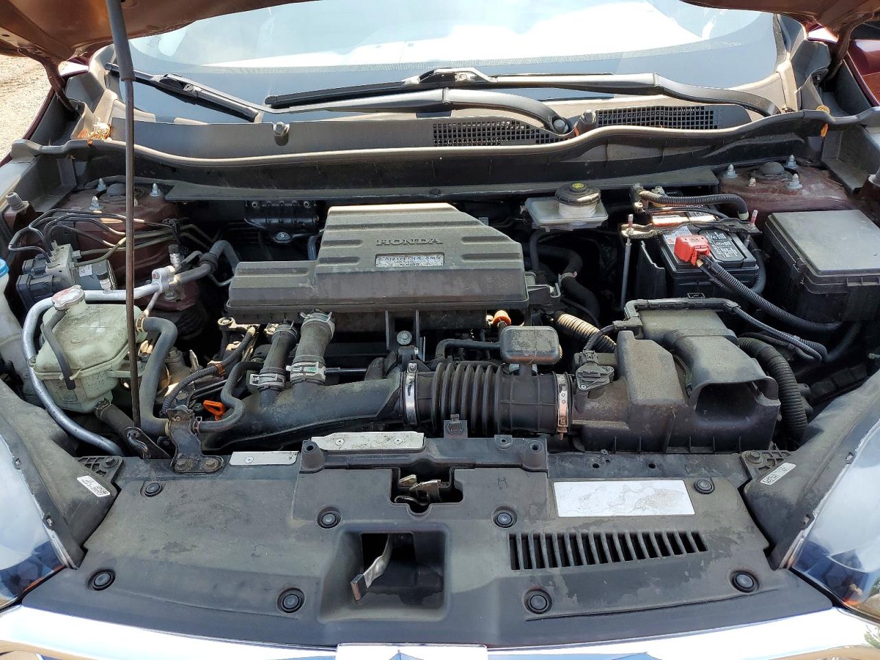 2019 Honda Cr-v Ex Burgundy vin: 2HKRW2H58KH645759