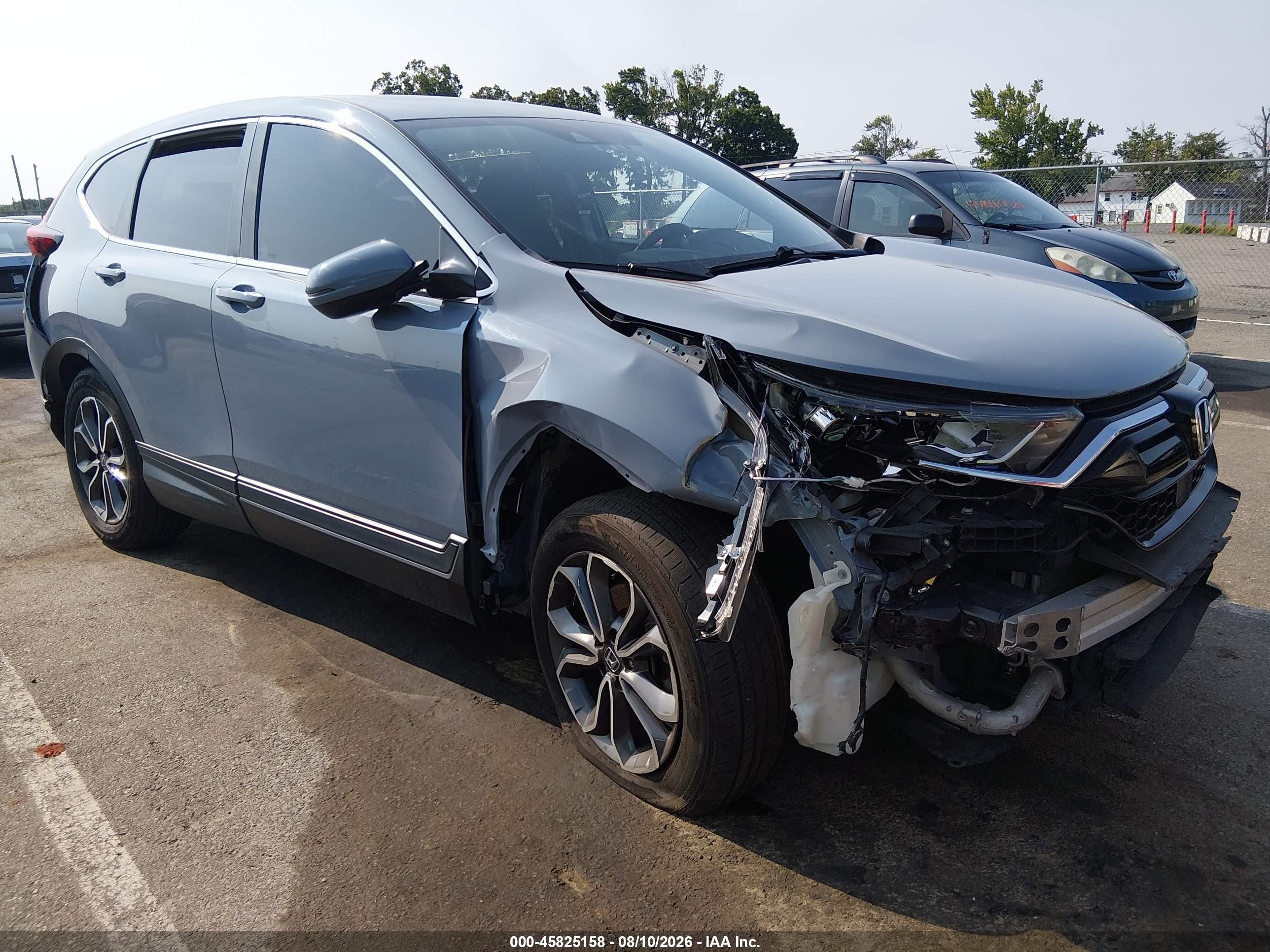 2021 Honda Cr-v Awd Ex Gray vin: 2HKRW2H58MH655694