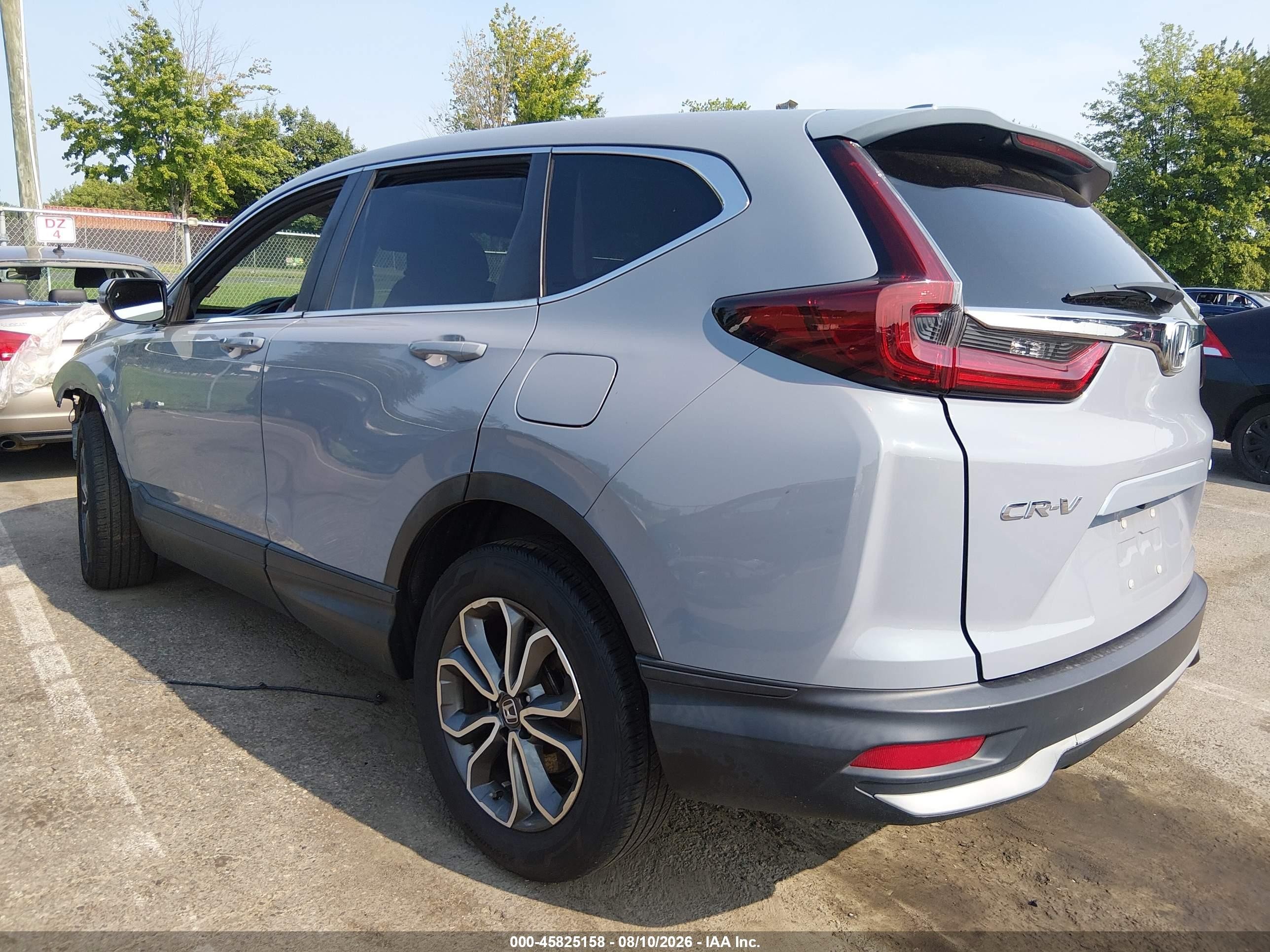 2021 Honda Cr-v Awd Ex Gray vin: 2HKRW2H58MH655694