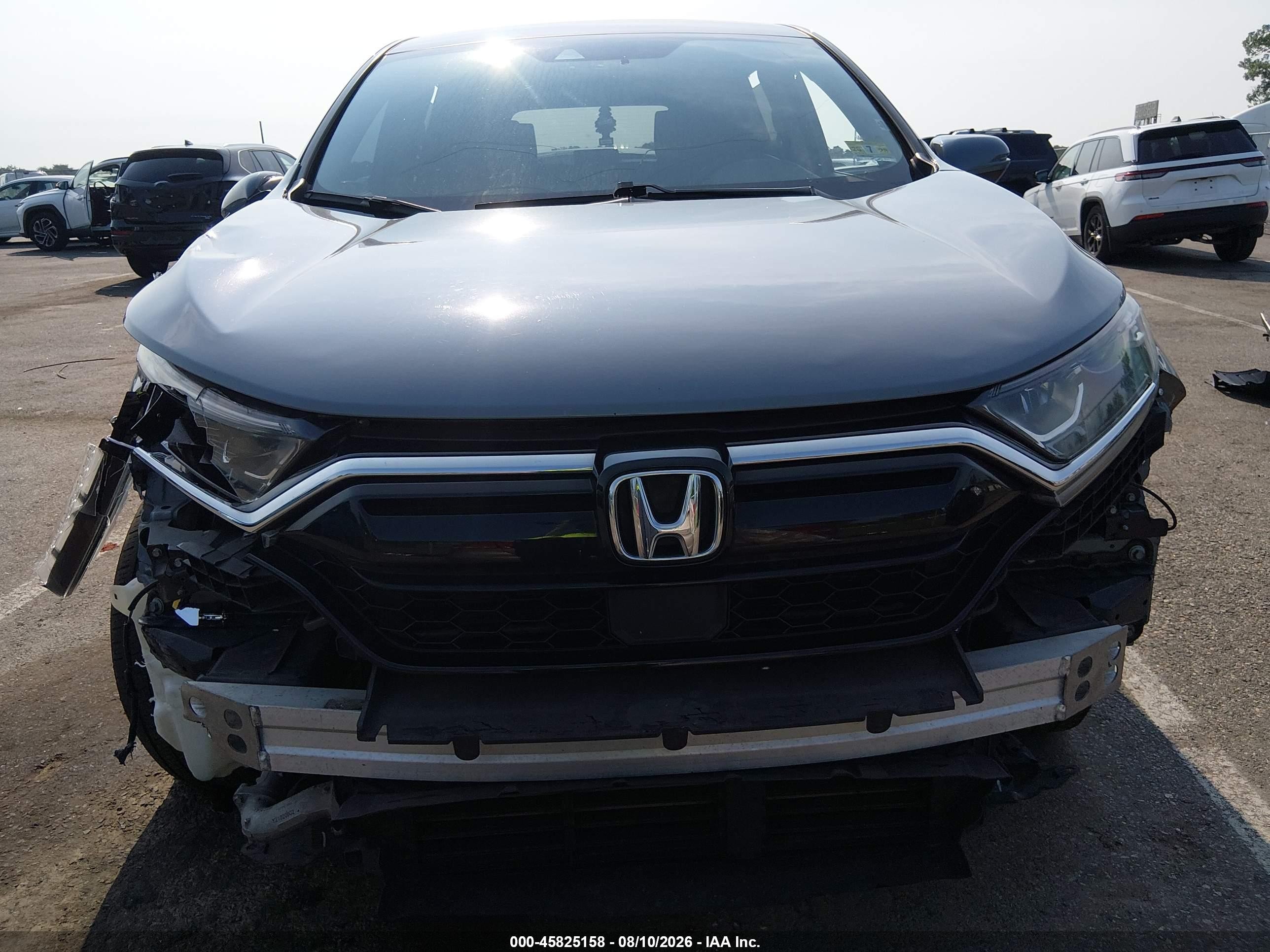 2021 Honda Cr-v Awd Ex Gray vin: 2HKRW2H58MH655694