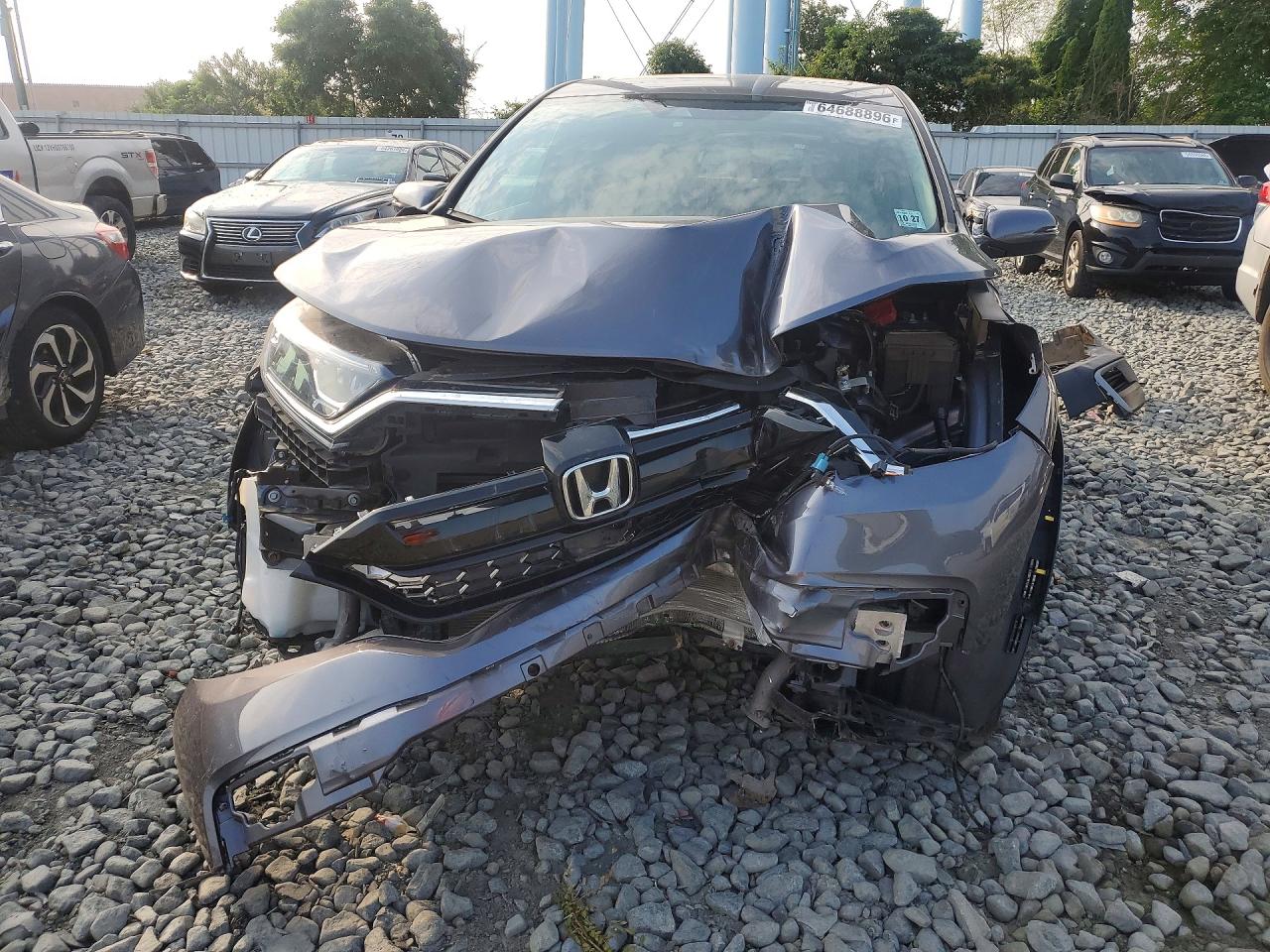 2022 Honda Cr-v Ex Gray vin: 2HKRW2H58NH669855