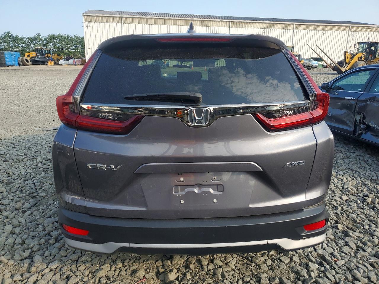 2022 Honda Cr-v Ex Gray vin: 2HKRW2H58NH669855