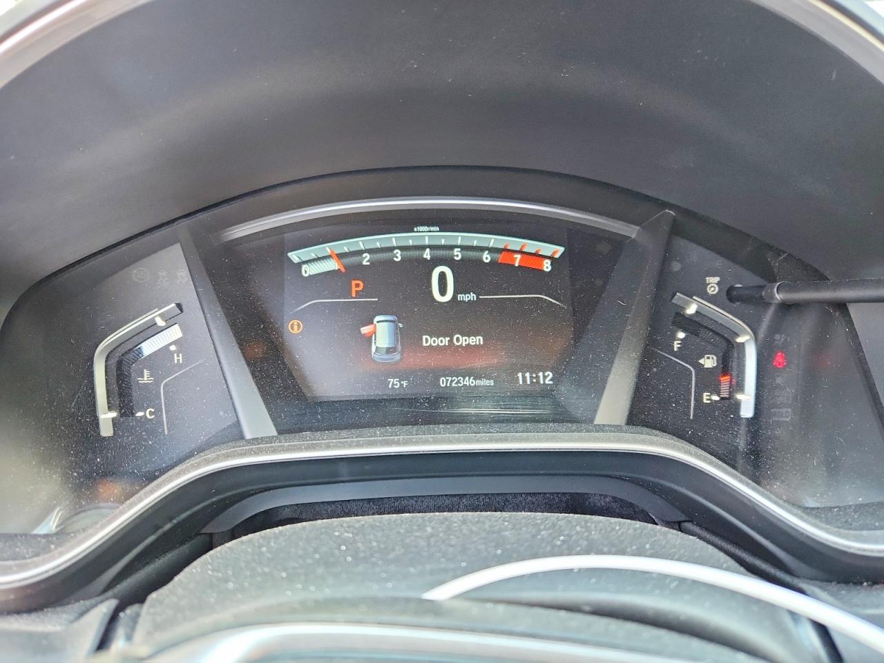 2018 Honda Cr-v Ex Черный vin: 2HKRW2H59JH601896