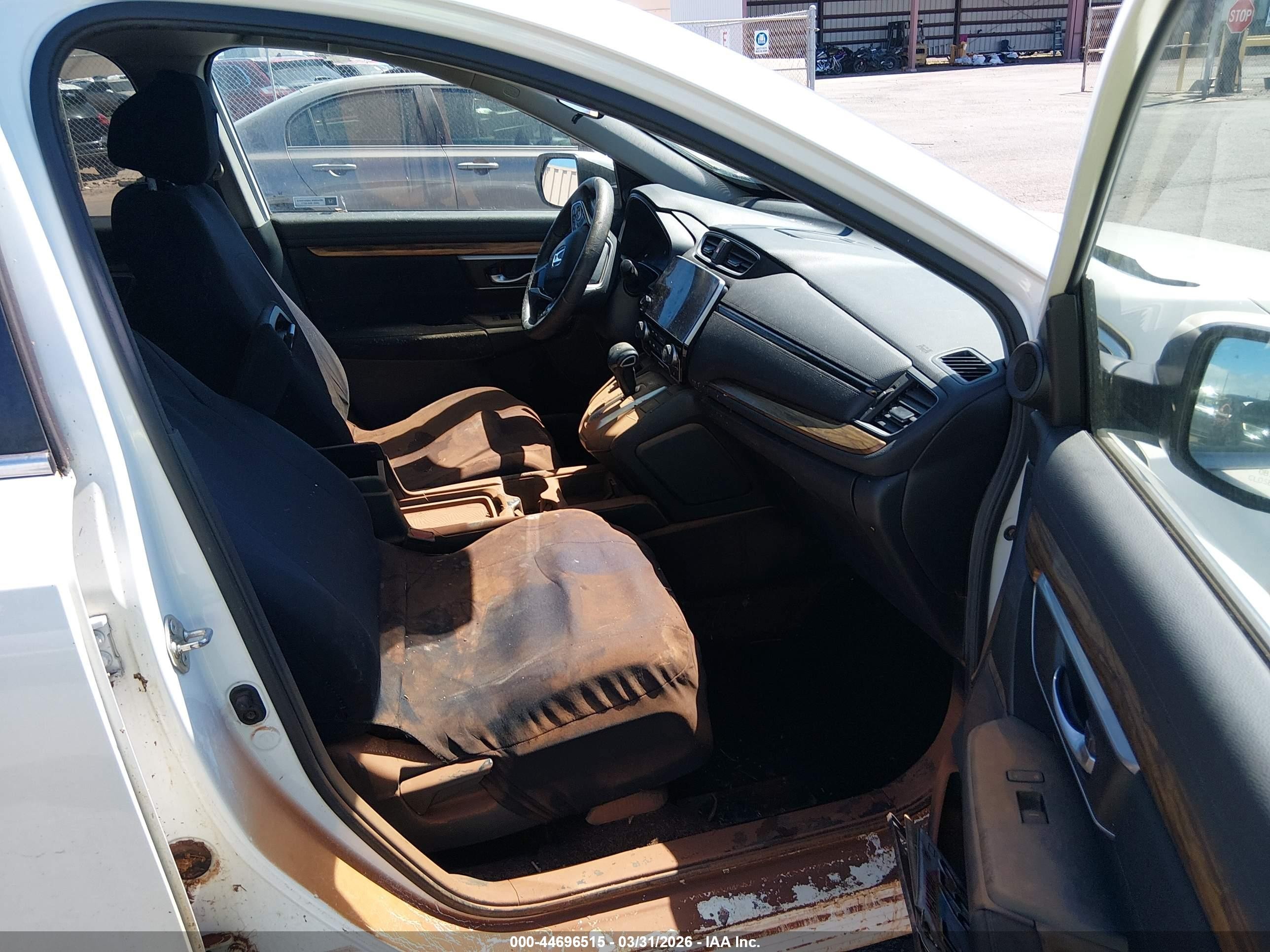 2018 Honda Cr-v Ex White vin: 2HKRW2H59JH637779