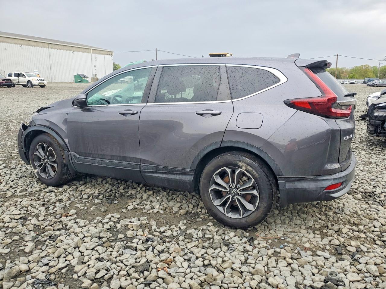 2021 Honda Cr-v Ex Gray vin: 2HKRW2H59MH618556