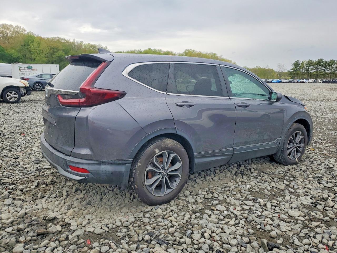 2021 Honda Cr-v Ex Gray vin: 2HKRW2H59MH618556