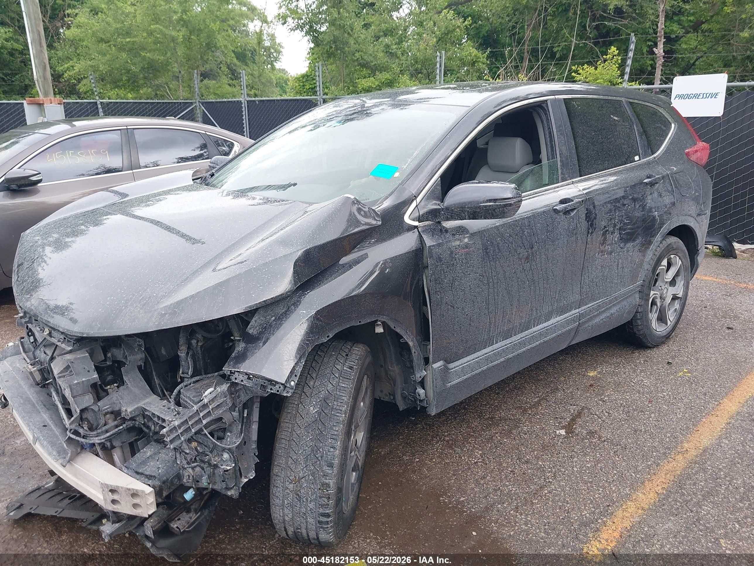 2017 Honda Cr-v Ex-l/ex-l Navi Gray vin: 2HKRW2H80HH642910