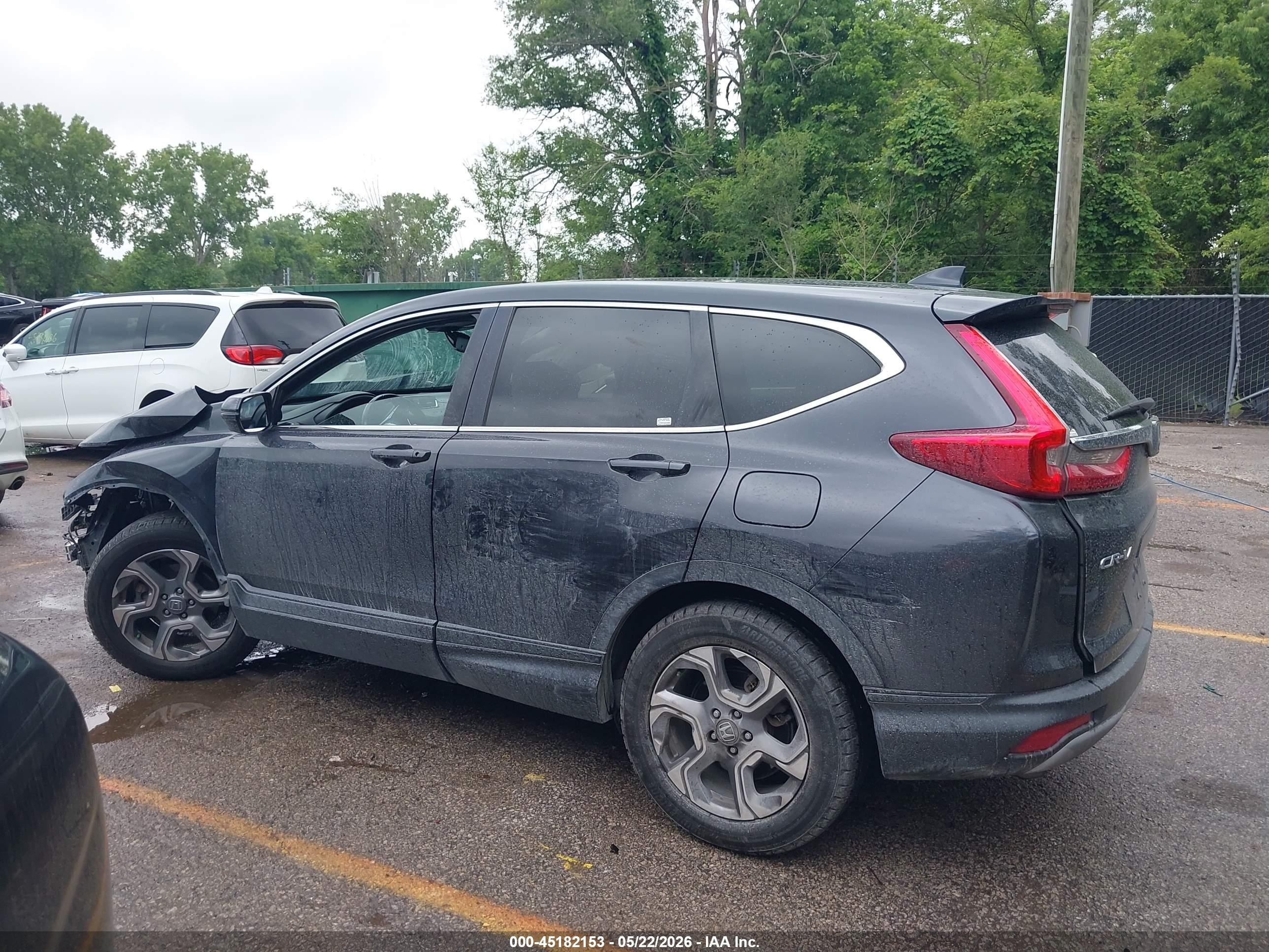2017 Honda Cr-v Ex-l/ex-l Navi Gray vin: 2HKRW2H80HH642910