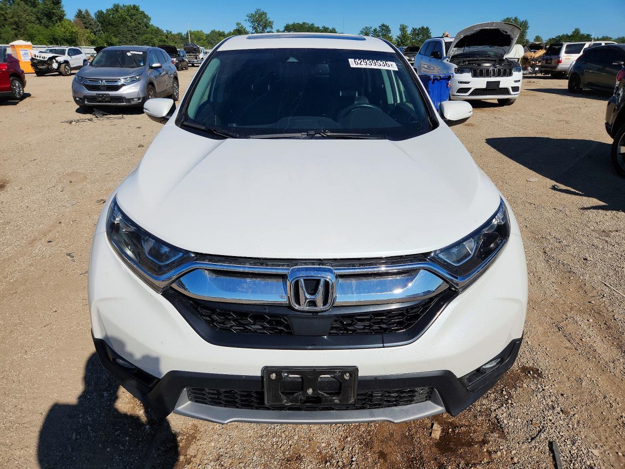 2019 Honda Cr-v Exl Белый vin: 2HKRW2H80KH668950
