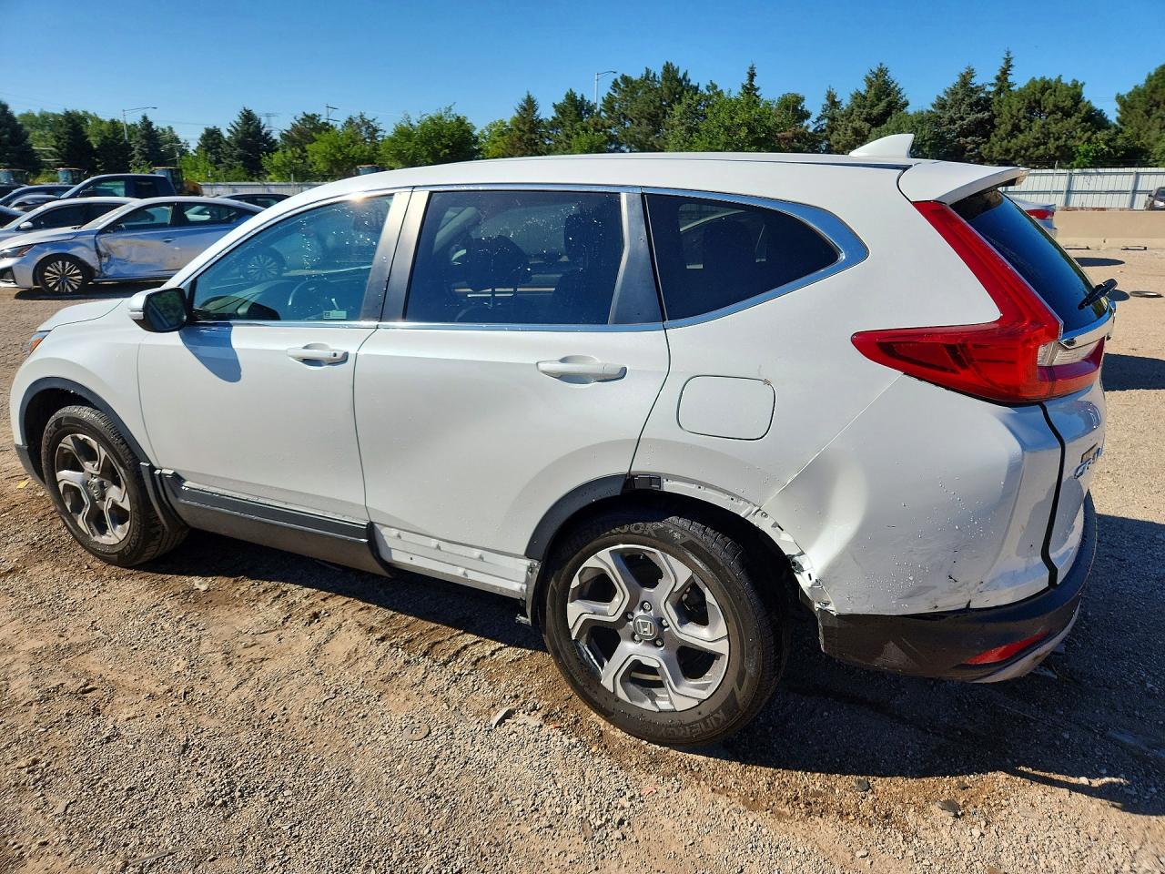 2019 Honda Cr-v Exl Белый vin: 2HKRW2H80KH668950