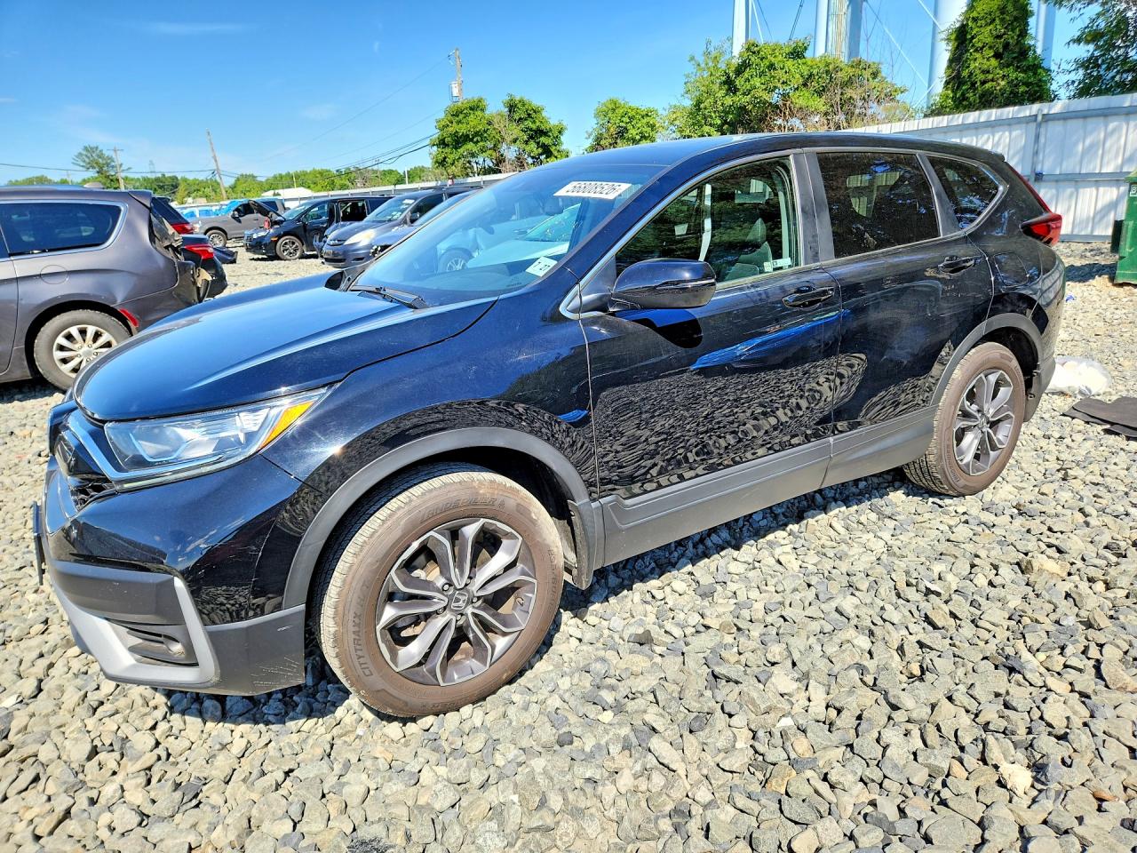 2022 Honda Cr-v Exl Черный vin: 2HKRW2H80NH654180