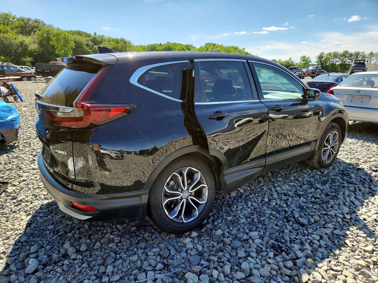 2022 Honda Cr-v Exl Black vin: 2HKRW2H80NH654180