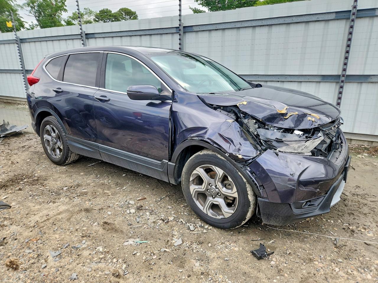 2017 Honda Cr-v Exl Charcoal vin: 2HKRW2H81HH684325