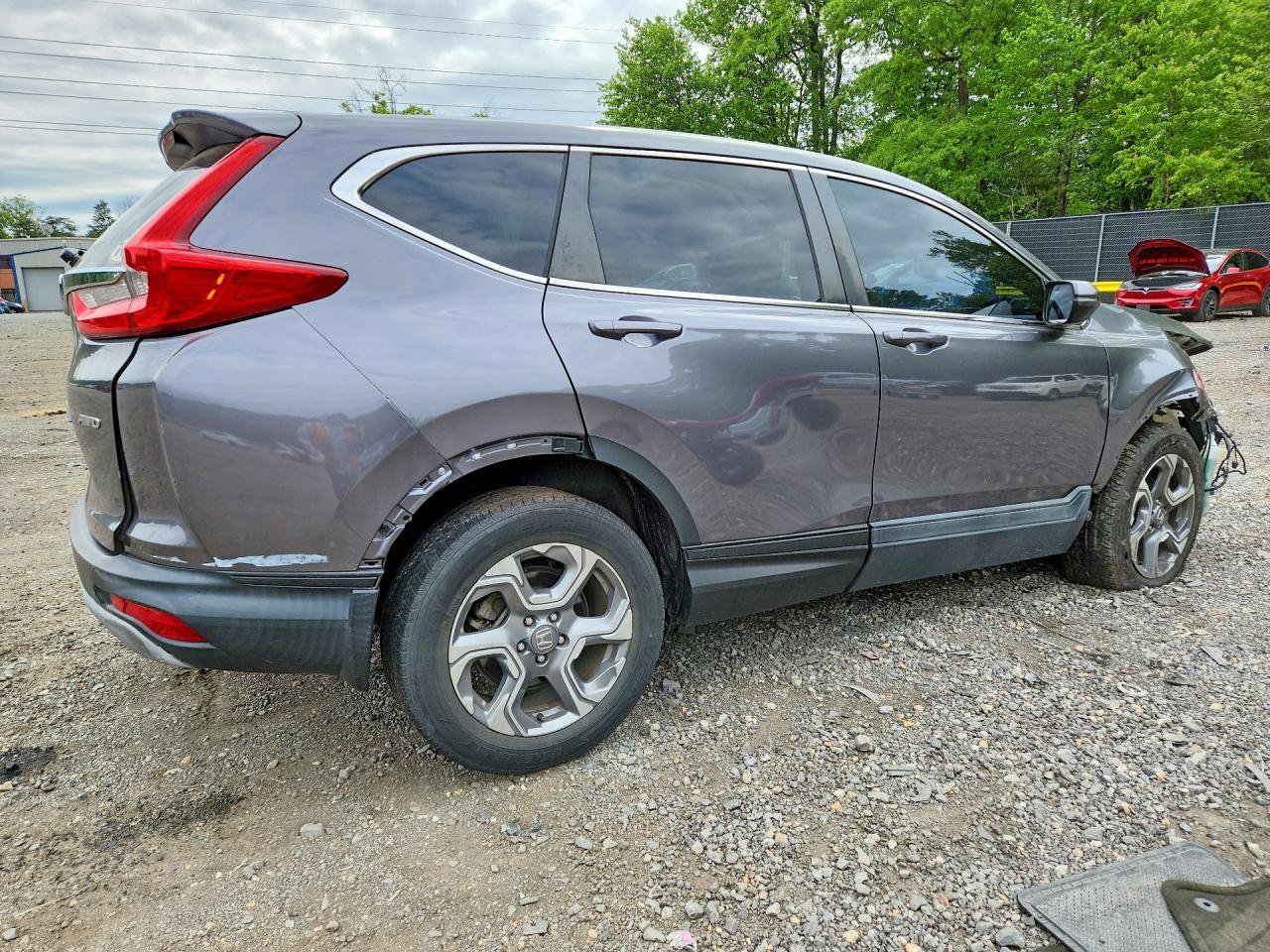 2018 Honda Cr-v Exl Gray vin: 2HKRW2H81JH625331
