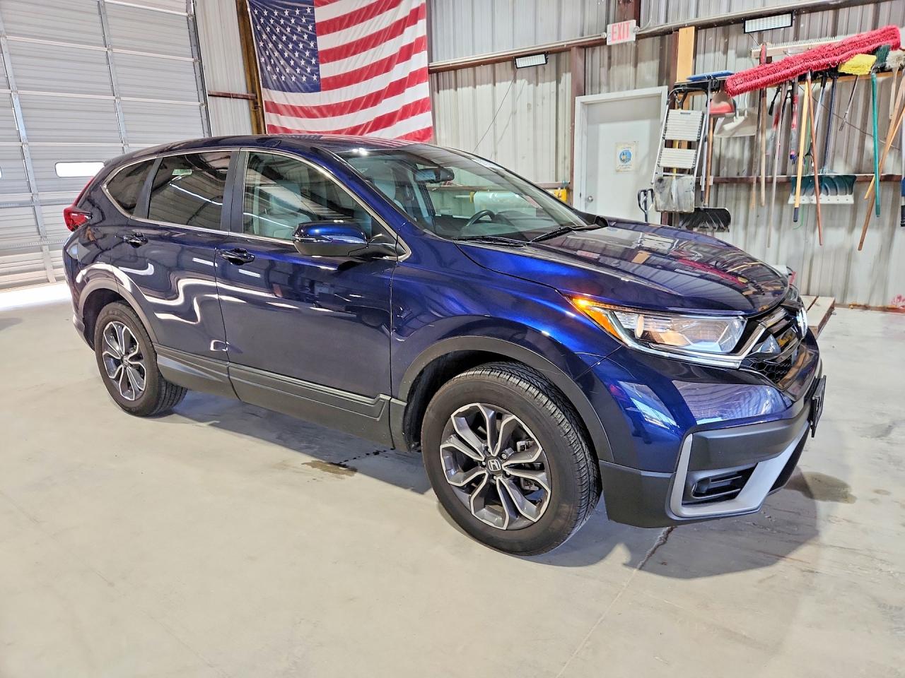 2020 Honda Cr-v Exl Синий vin: 2HKRW2H81LH662396