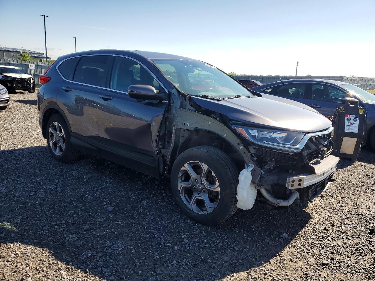 2019 Honda Cr-v Exl Gray vin: 2HKRW2H82KH118083