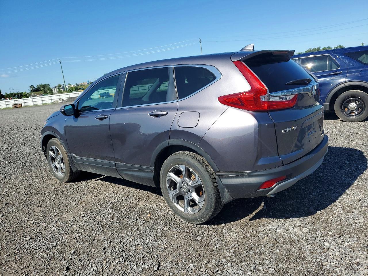 2019 Honda Cr-v Exl Gray vin: 2HKRW2H82KH118083