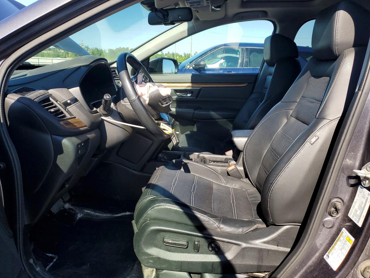 2019 Honda Cr-v Exl Gray vin: 2HKRW2H82KH118083