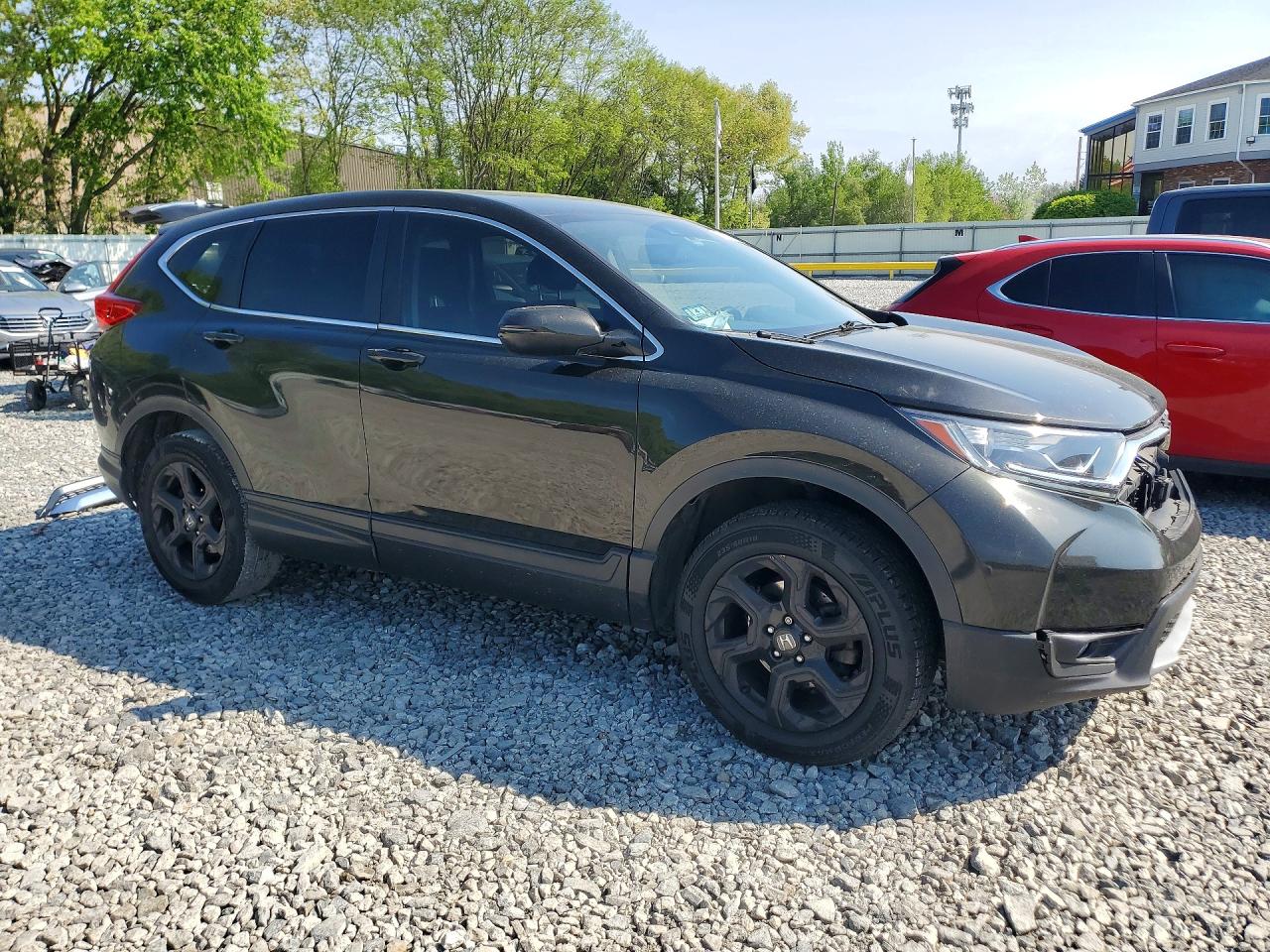 2019 Honda Cr-v Exl Зеленый vin: 2HKRW2H82KH605588