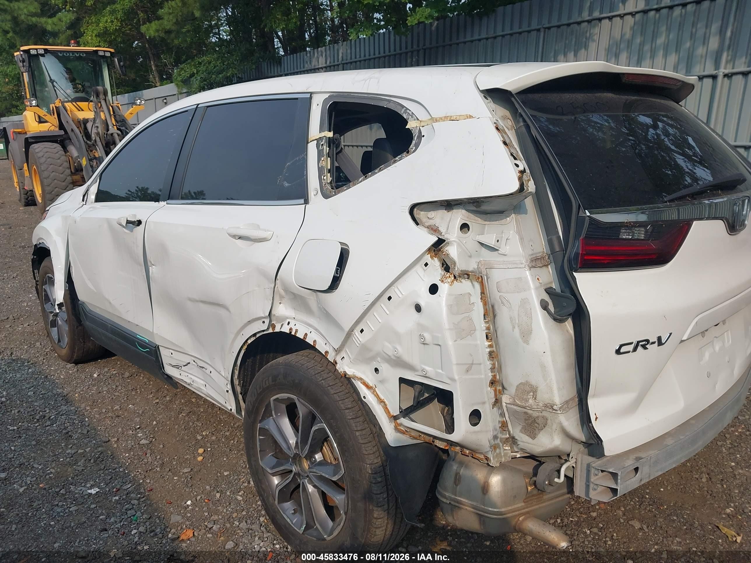 2020 Honda Cr-v Awd Ex-l White vin: 2HKRW2H82LH655098