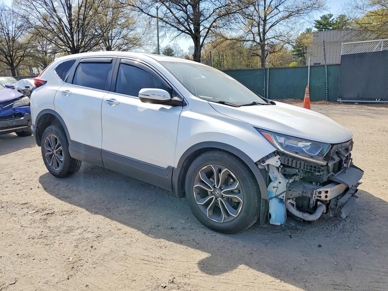 2020 Honda Cr-v Exl White vin: 2HKRW2H82LH689350