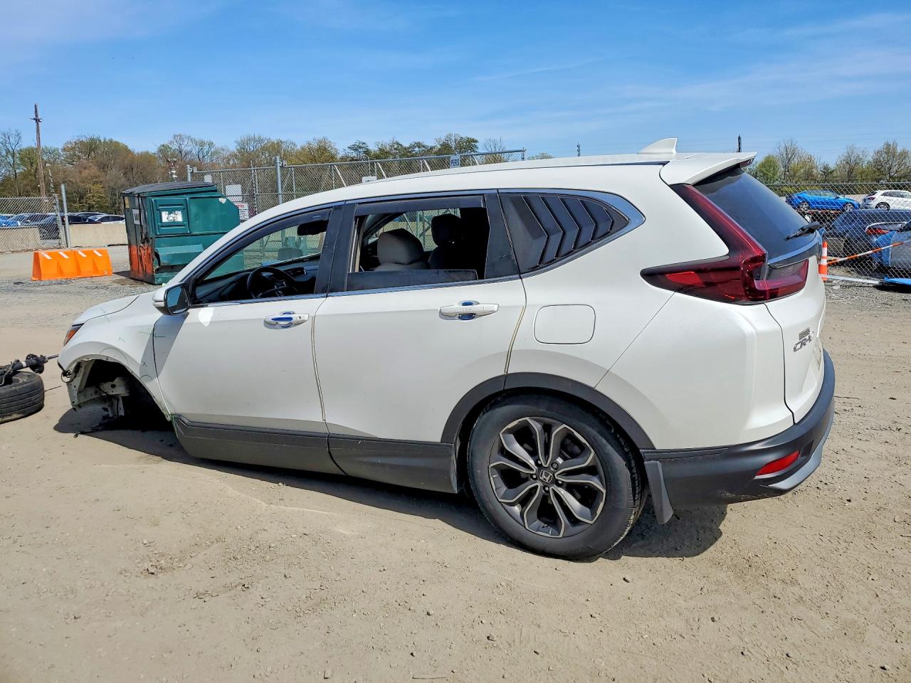 2020 Honda Cr-v Exl White vin: 2HKRW2H82LH689350