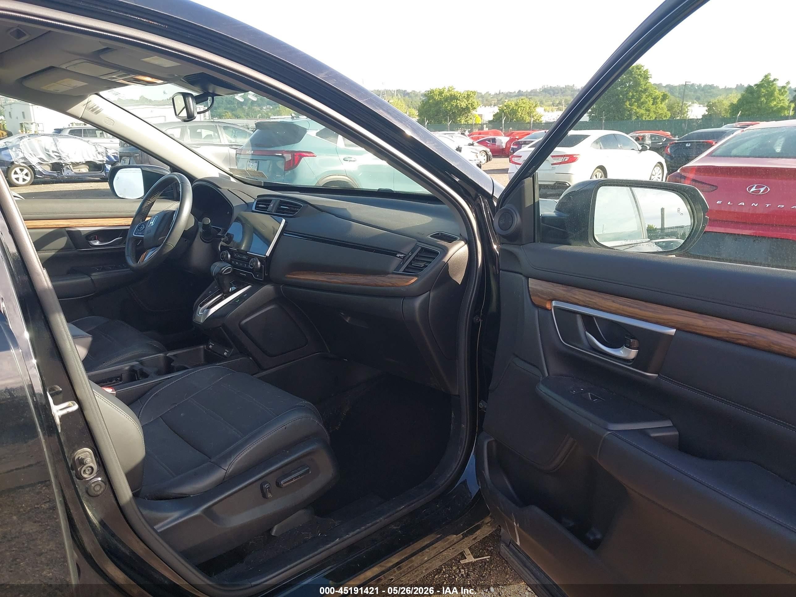 2020 Honda Cr-v Awd Ex-l Black vin: 2HKRW2H82LH690921