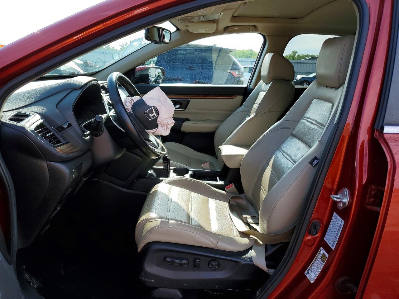2018 Honda Cr-v Exl Red vin: 2HKRW2H83JH668178