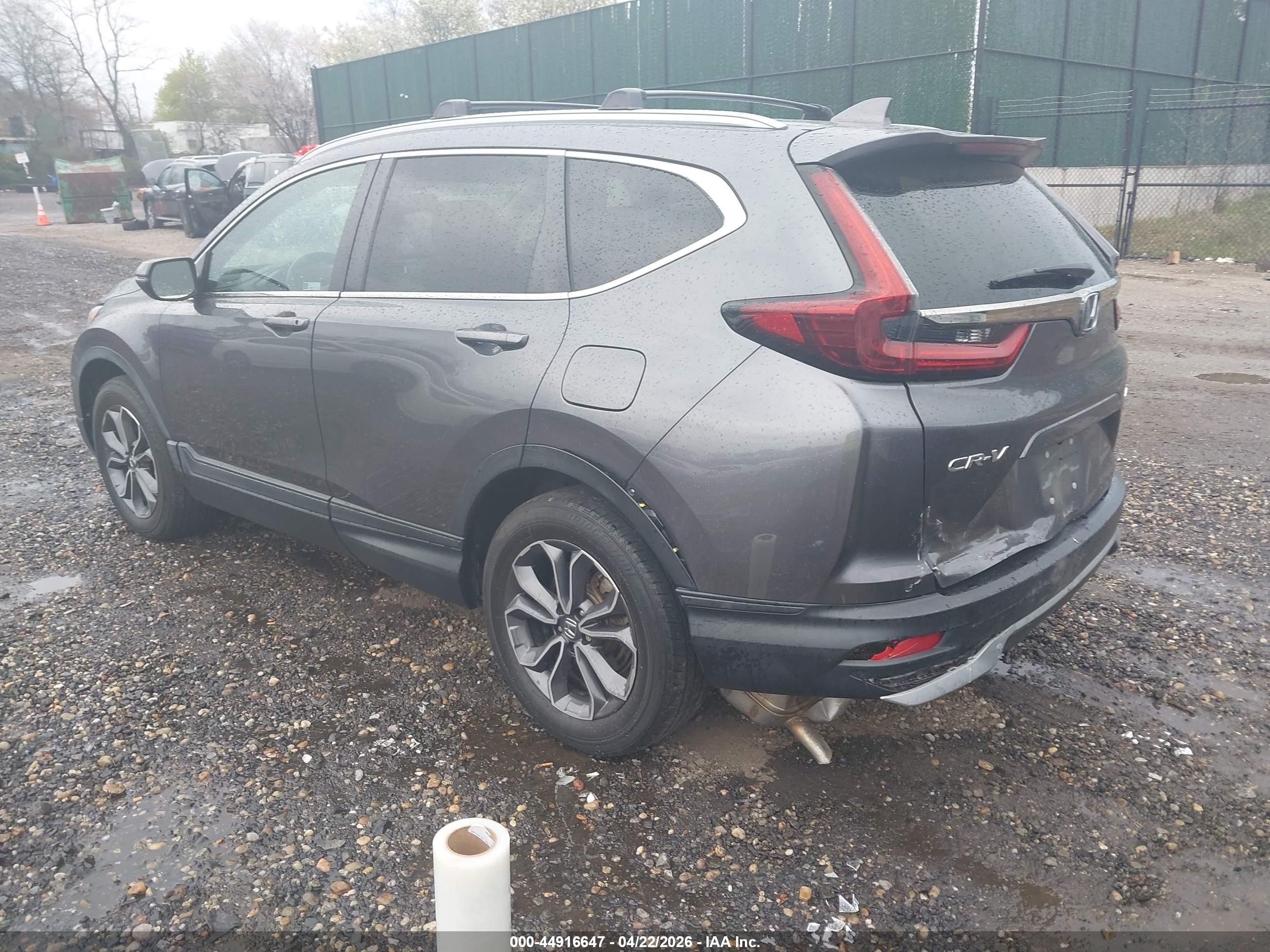 2020 Honda Cr-v Awd Ex-l Серый vin: 2HKRW2H83LH671715