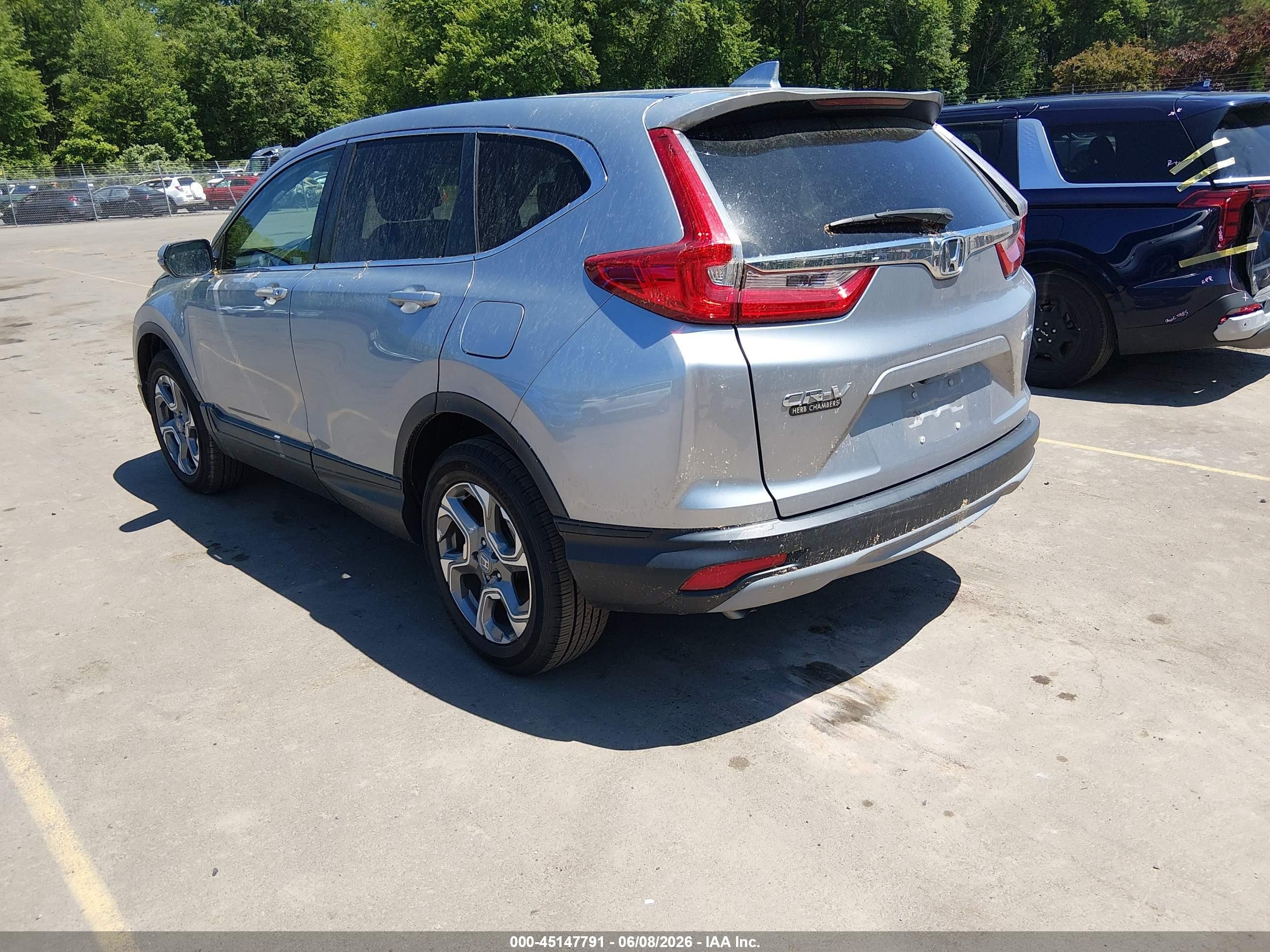 2019 Honda Cr-v Ex-l Silver vin: 2HKRW2H84KH632467
