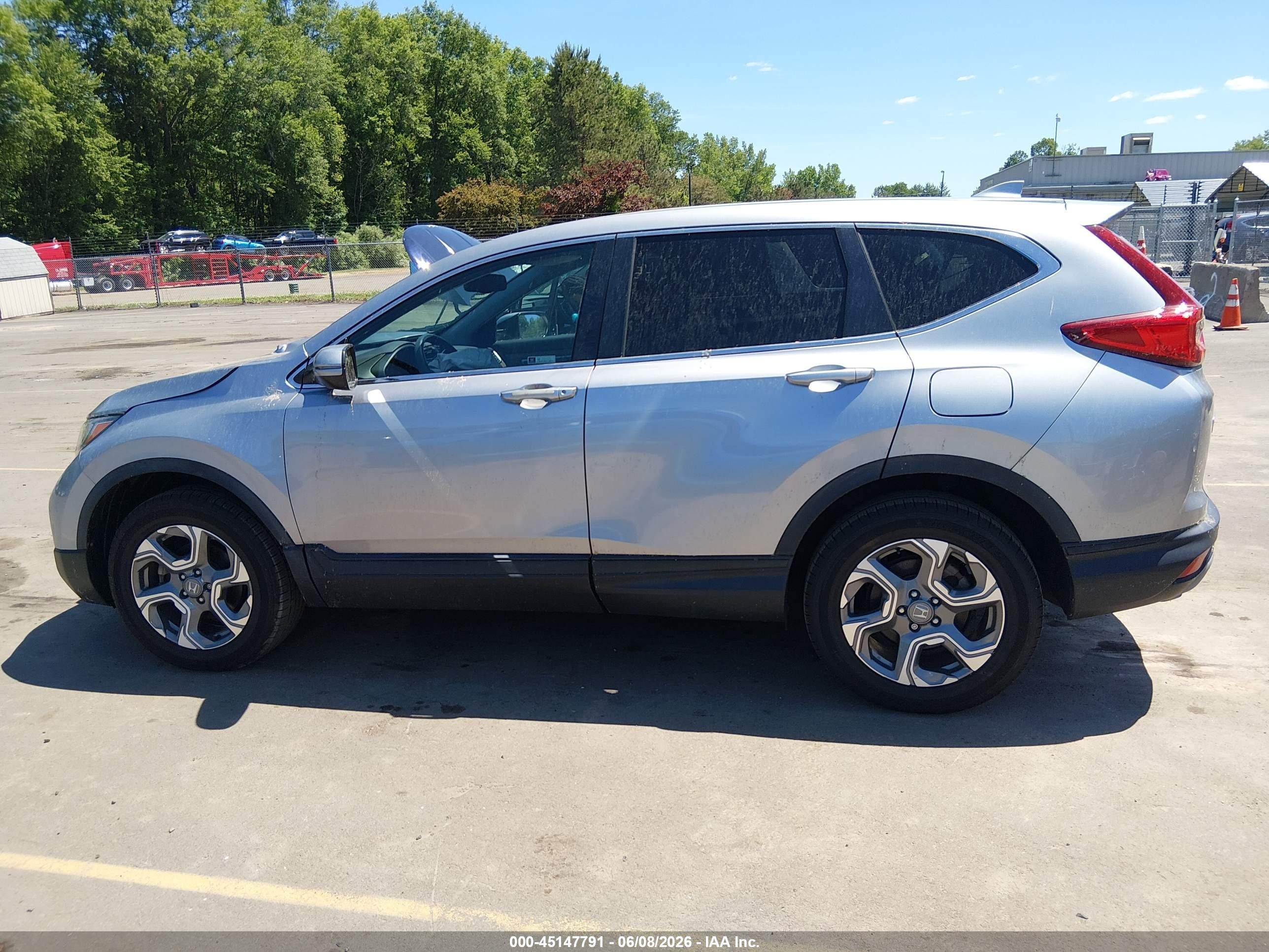 2019 Honda Cr-v Ex-l Silver vin: 2HKRW2H84KH632467