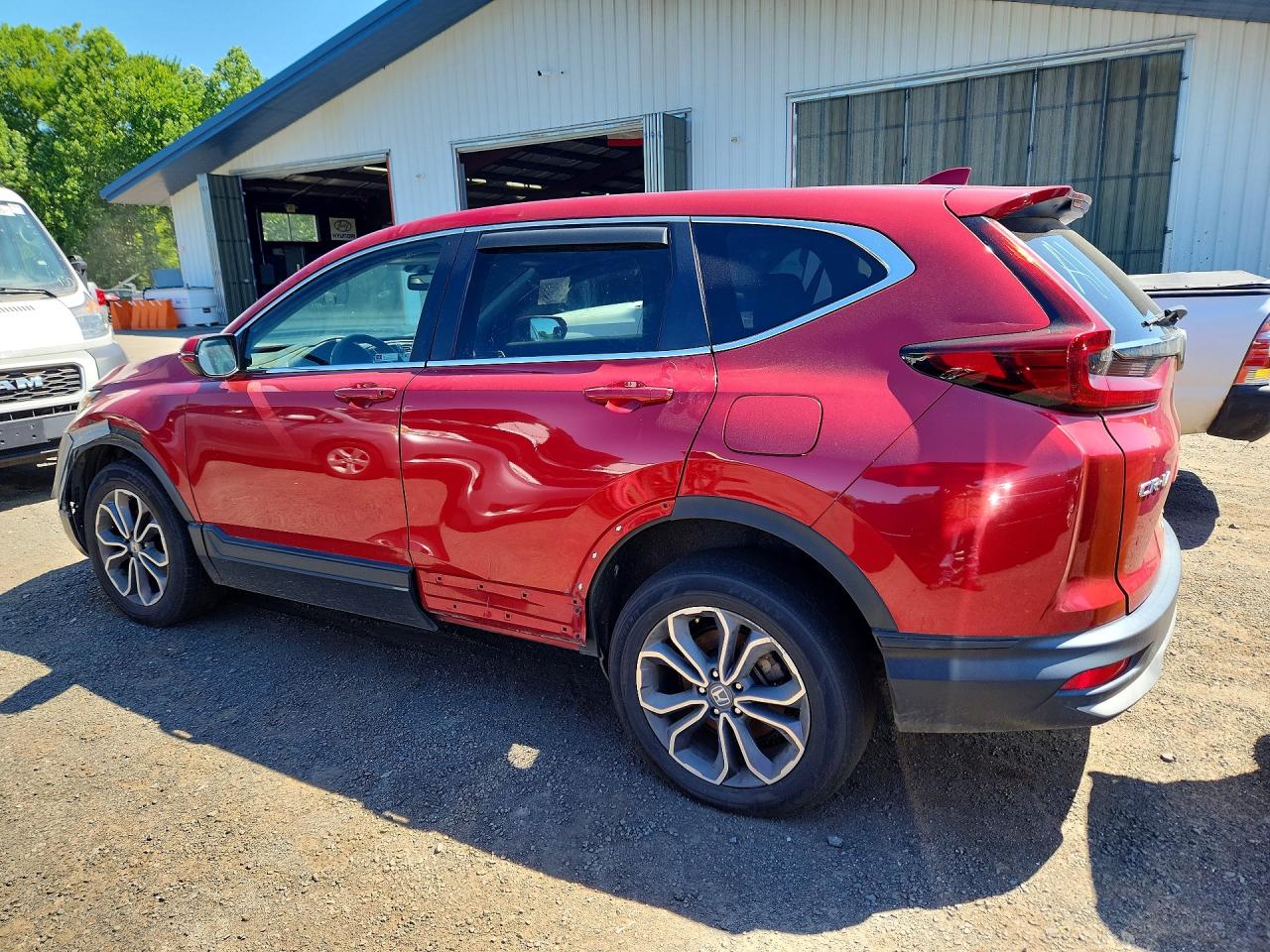 2021 Honda Cr-v Exl Red vin: 2HKRW2H84MH629491