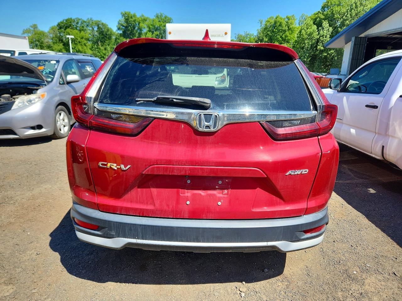 2021 Honda Cr-v Exl Red vin: 2HKRW2H84MH629491
