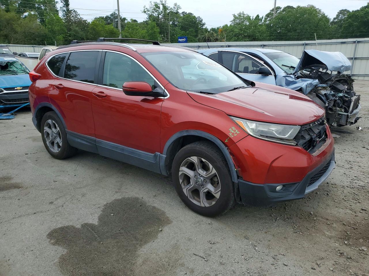 2017 Honda Cr-v Exl Red vin: 2HKRW2H85HH611152