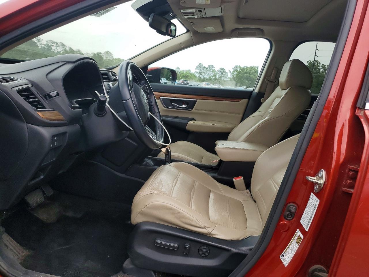 2017 Honda Cr-v Exl Red vin: 2HKRW2H85HH611152