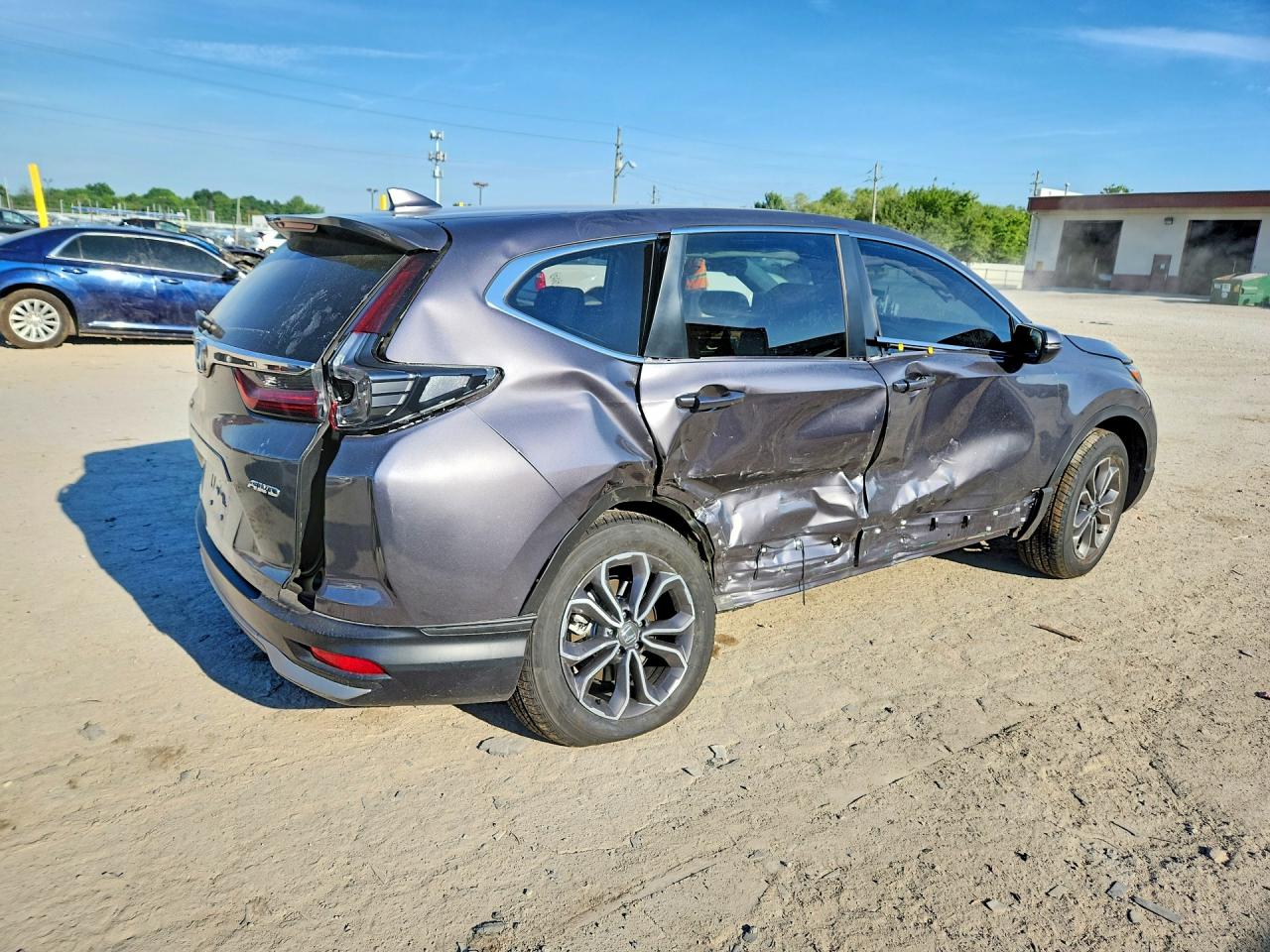2020 Honda Cr-v Exl Gray vin: 2HKRW2H85LH651370