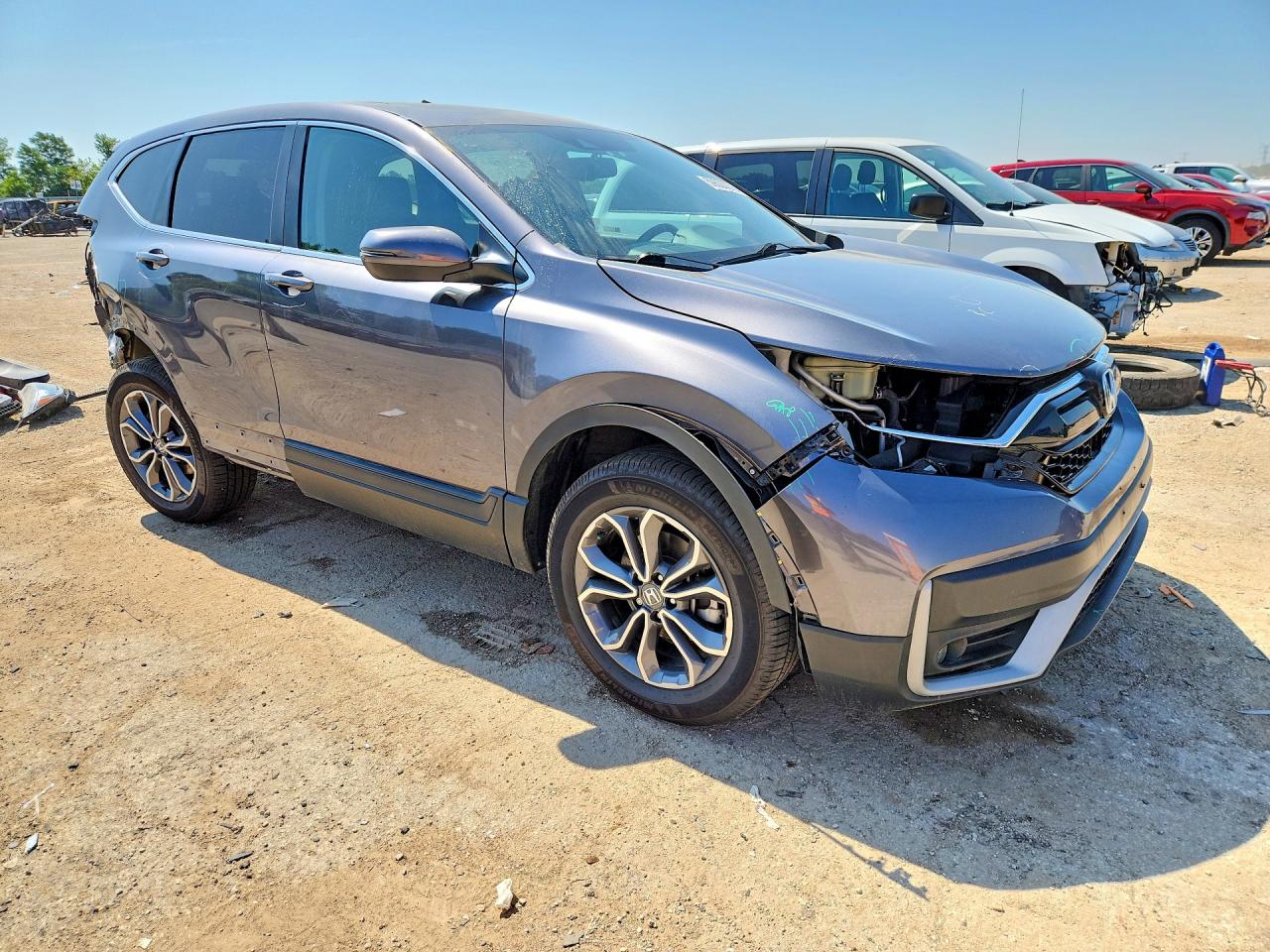 2022 Honda Cr-v Exl Серый vin: 2HKRW2H85NH600549