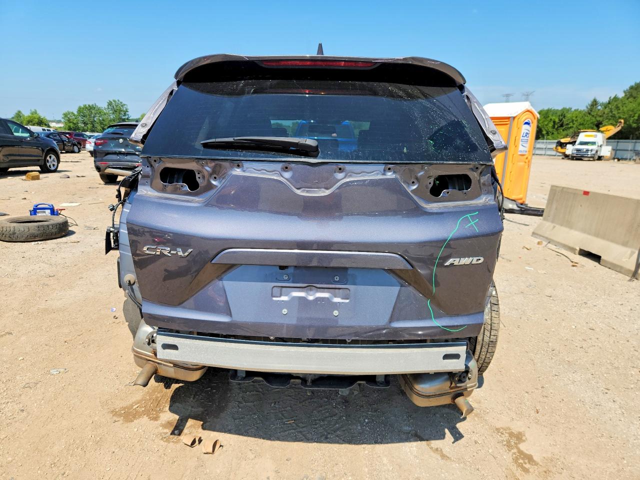2022 Honda Cr-v Exl Серый vin: 2HKRW2H85NH600549