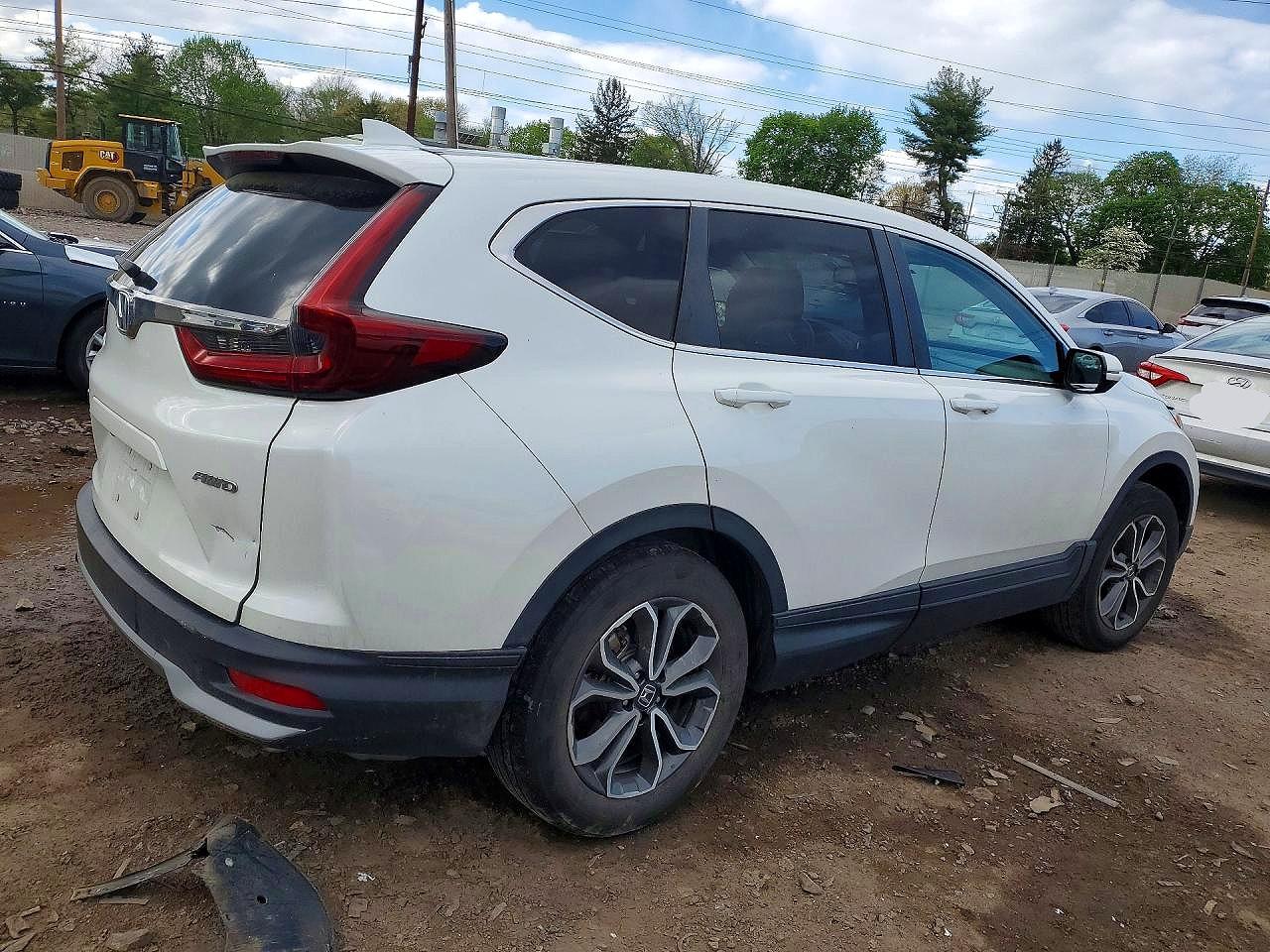 2022 Honda Cr-v Exl White vin: 2HKRW2H85NH659634