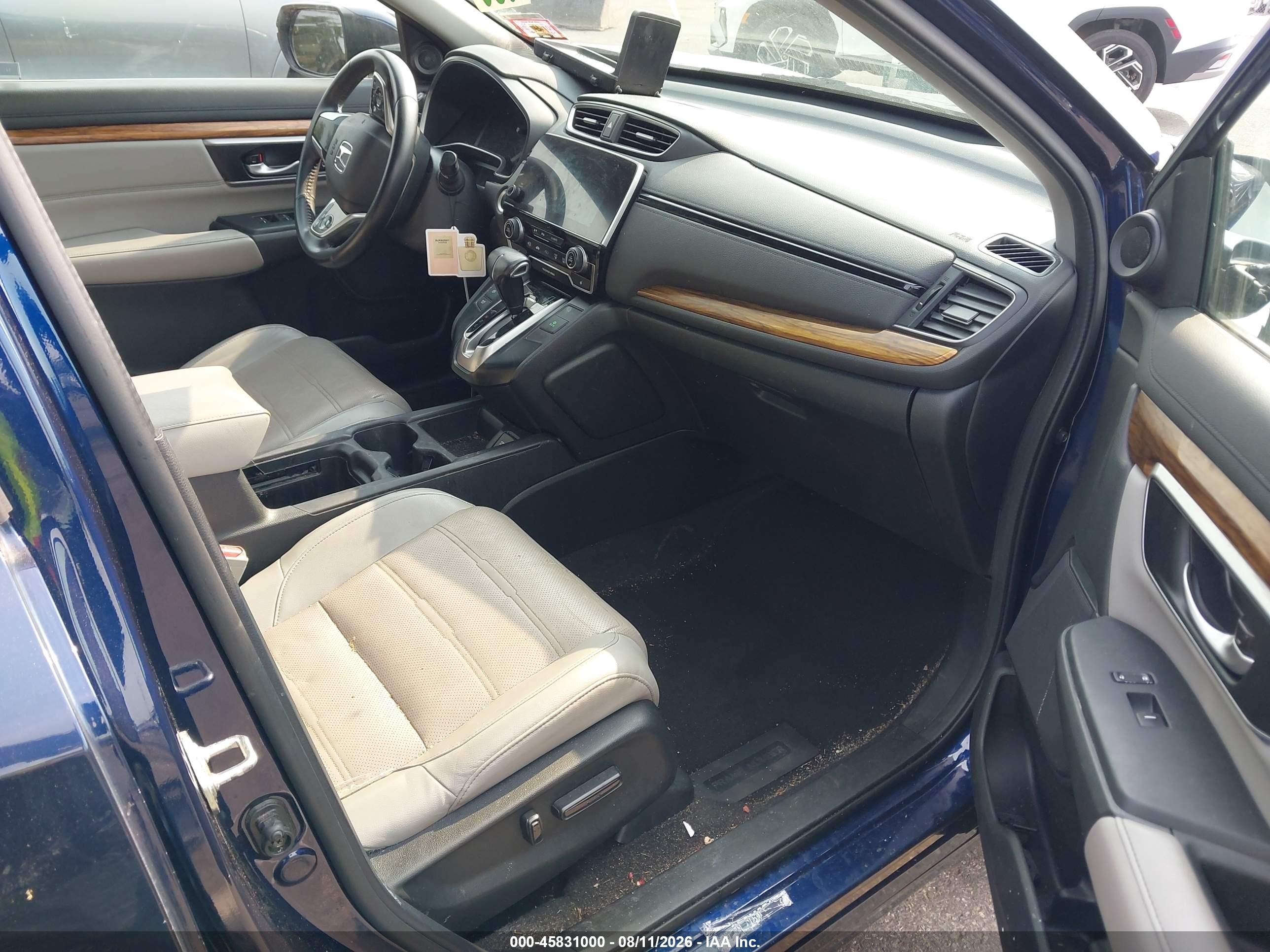 2017 Honda Cr-v Ex-l/ex-l Navi Dark Blue vin: 2HKRW2H86HH679301