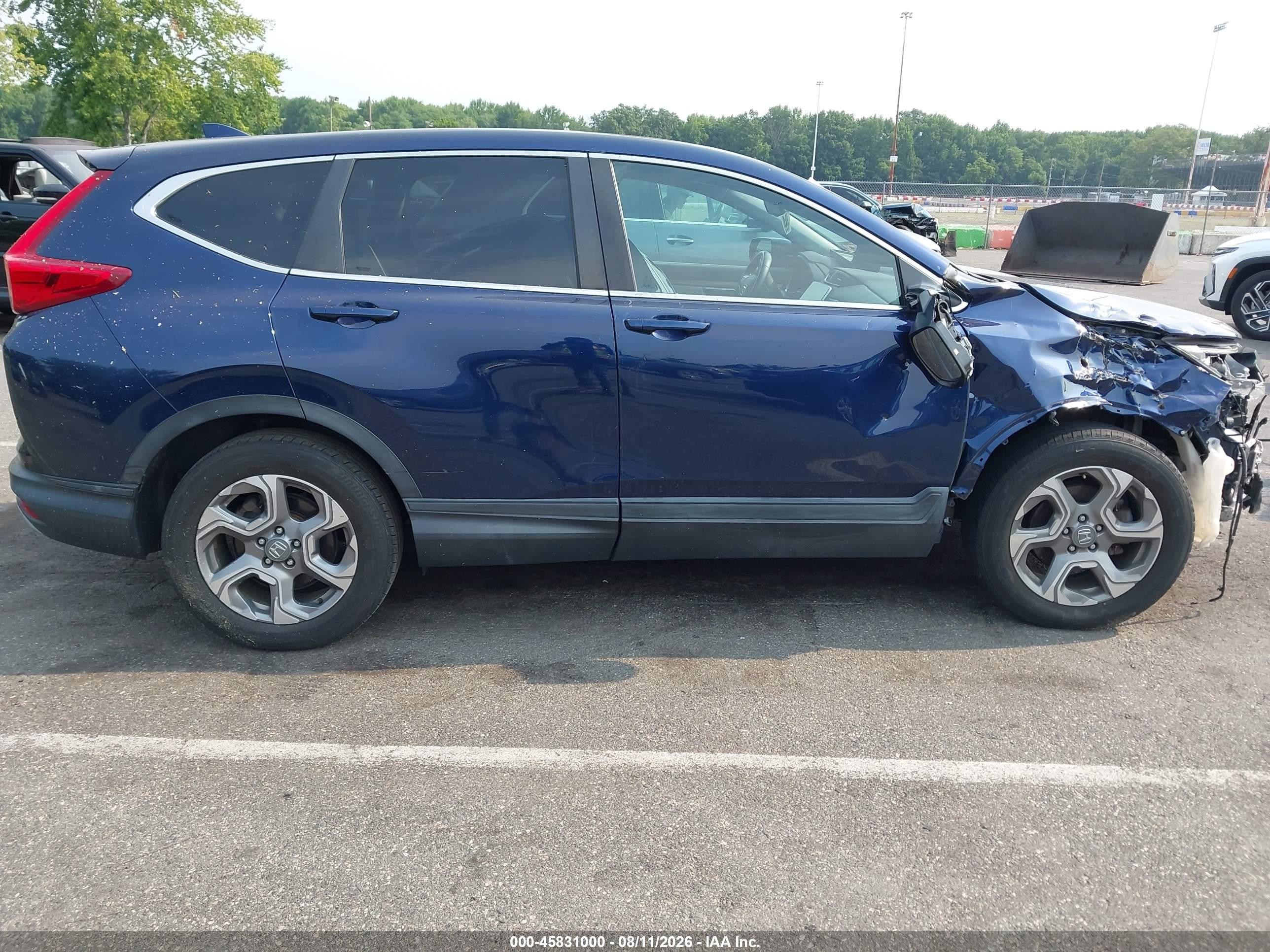 2017 Honda Cr-v Ex-l/ex-l Navi Dark Blue vin: 2HKRW2H86HH679301