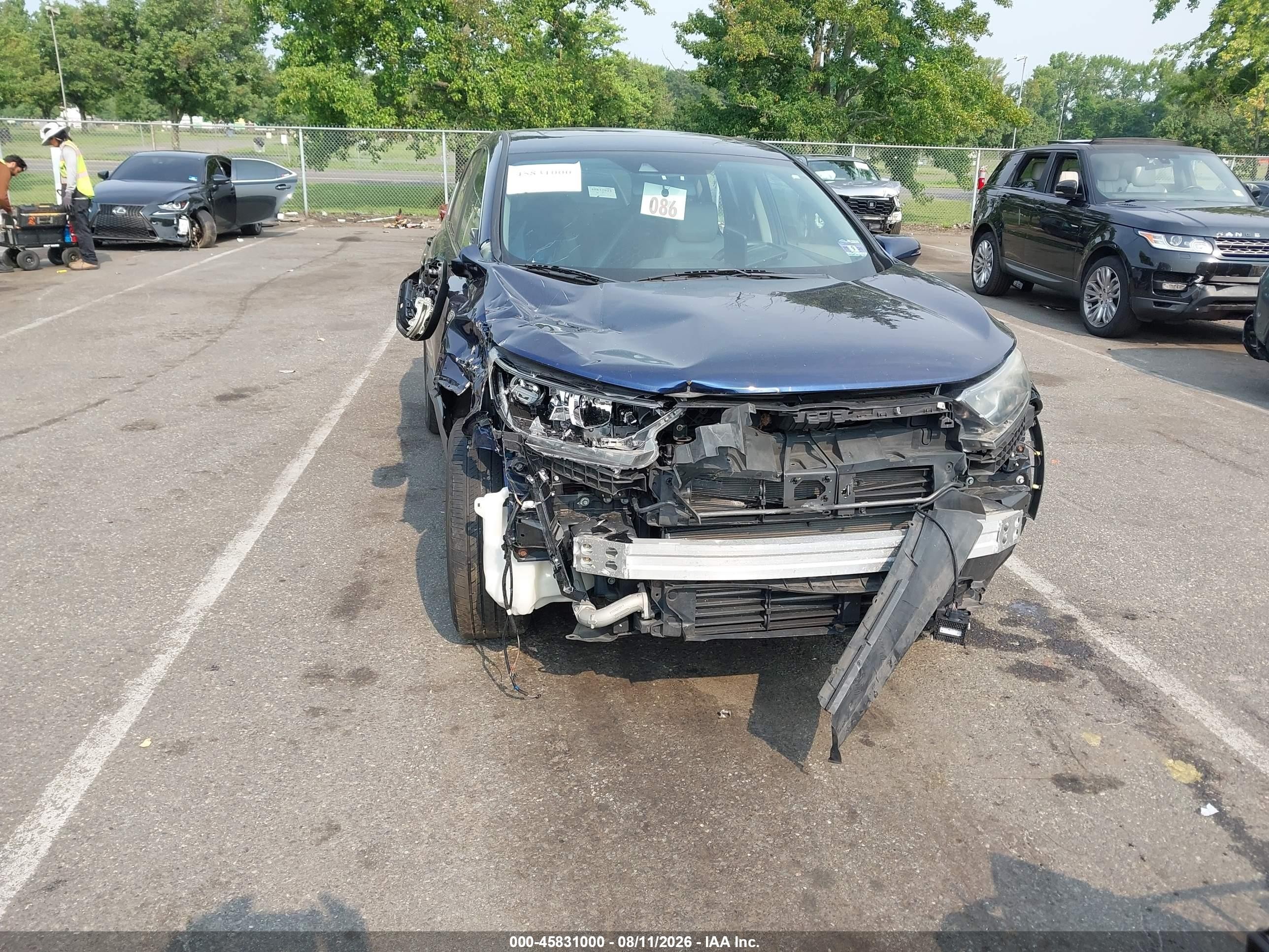 2017 Honda Cr-v Ex-l/ex-l Navi Dark Blue vin: 2HKRW2H86HH679301